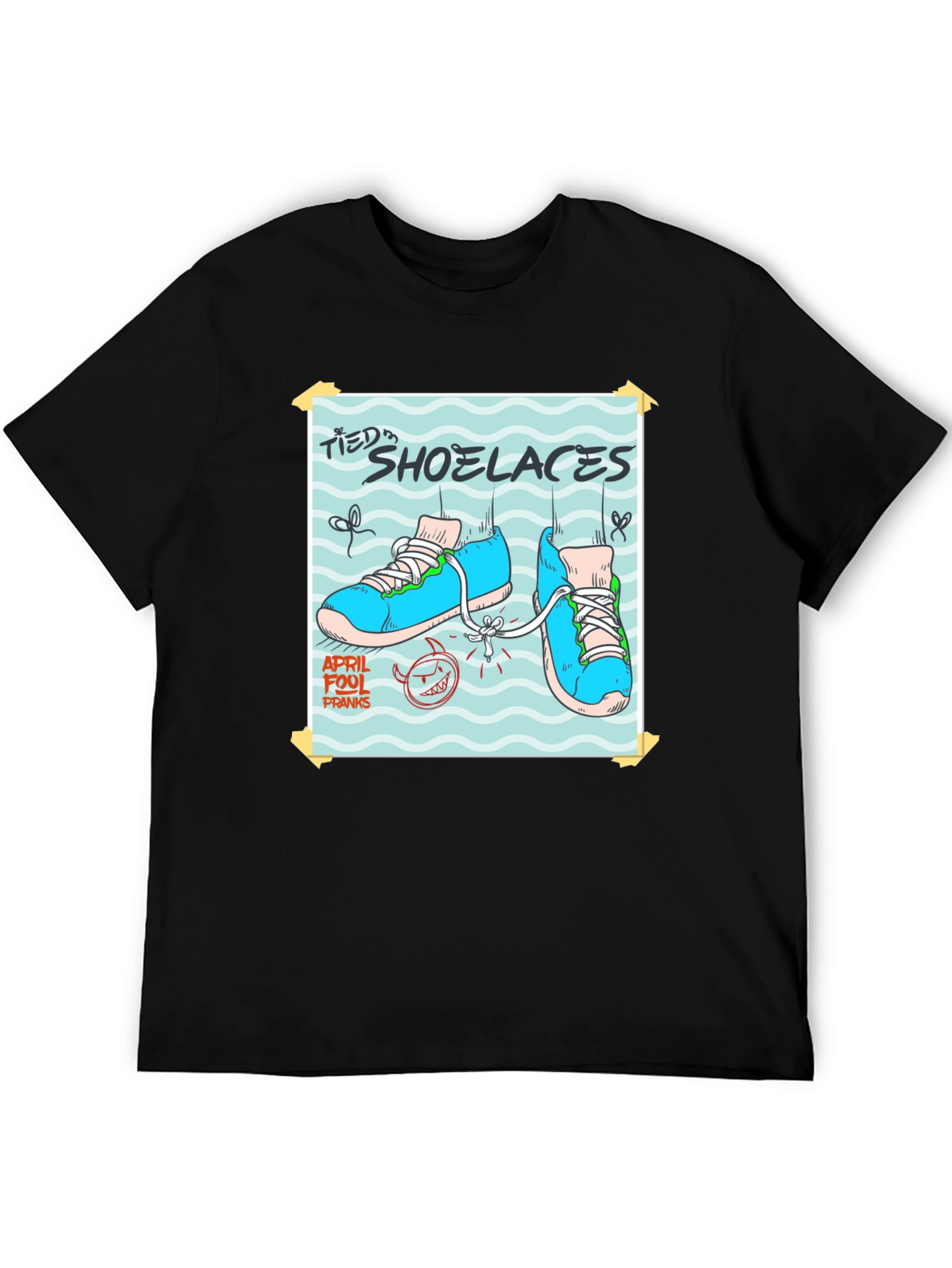 April Fools Shoelaces Prank T-Shirt