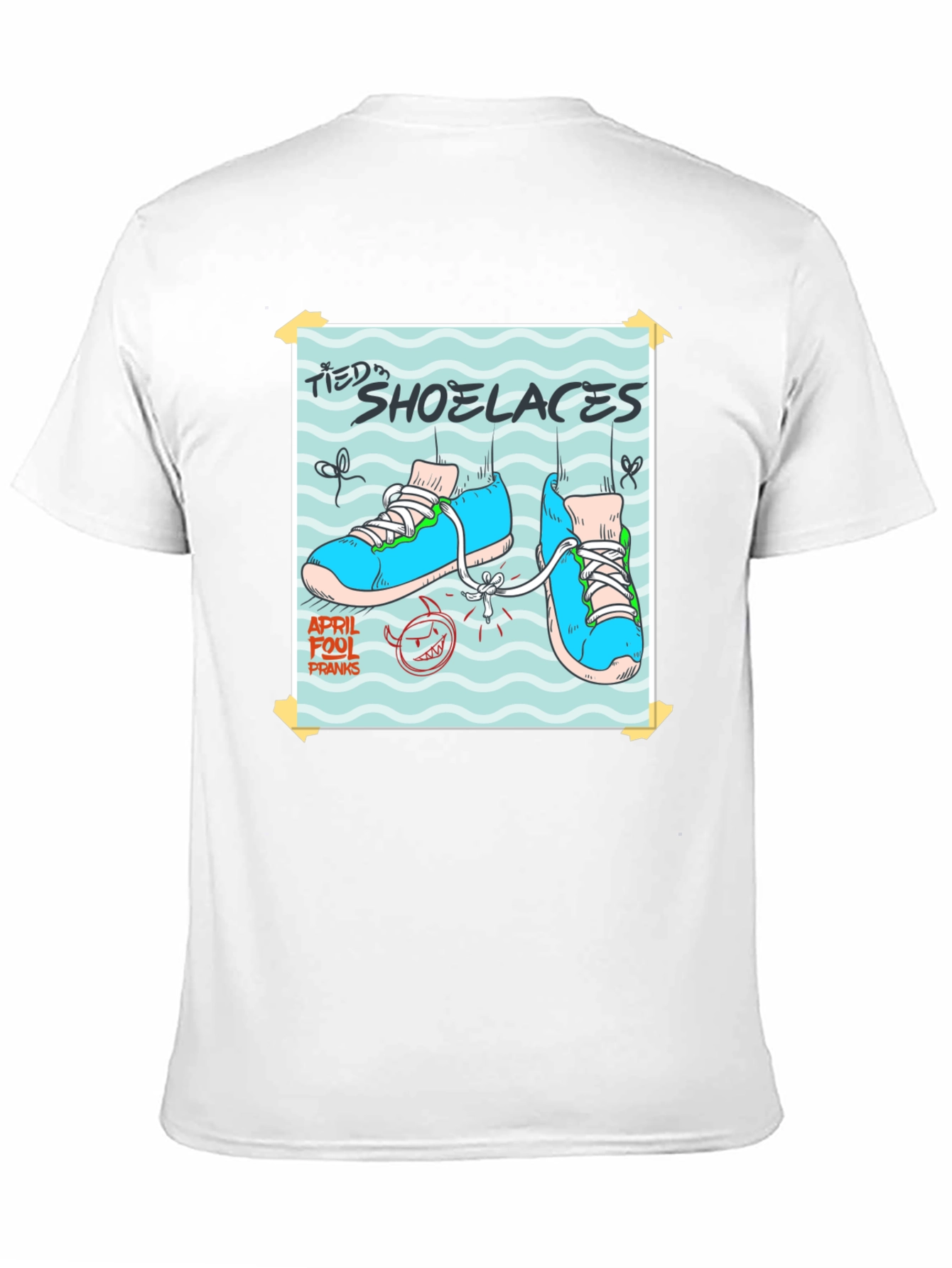April Fools Shoelaces Prank T-Shirt