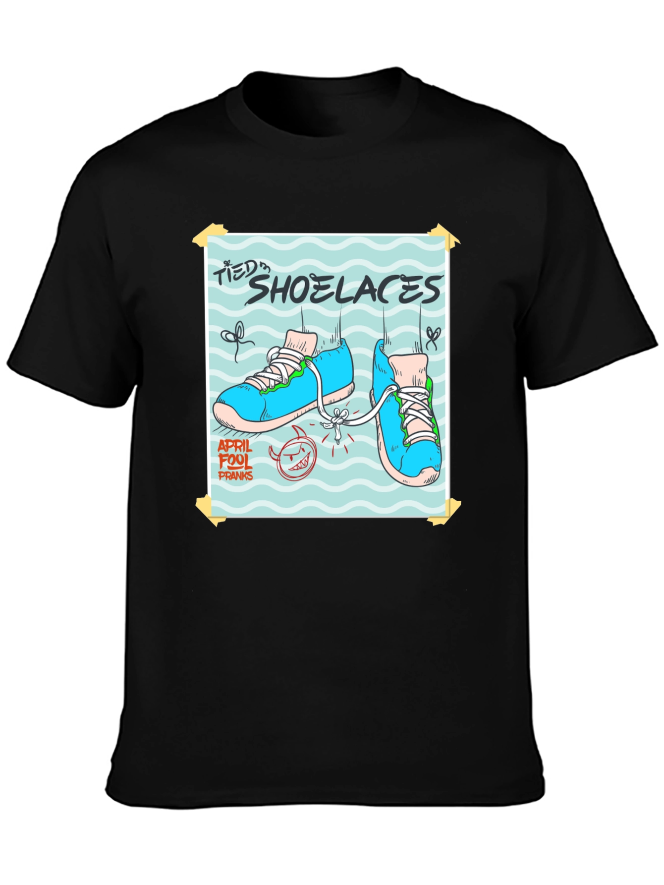 April Fools Shoelaces Prank T-Shirt