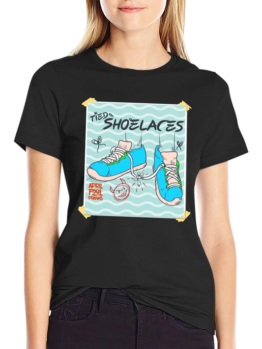 April Fools Shoelaces Prank T-Shirt