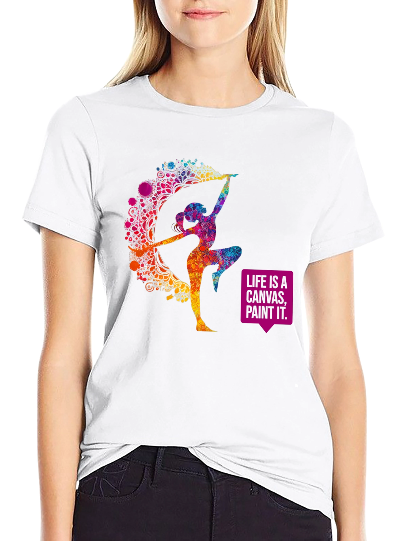 Life is a Canvas Graphic Tee