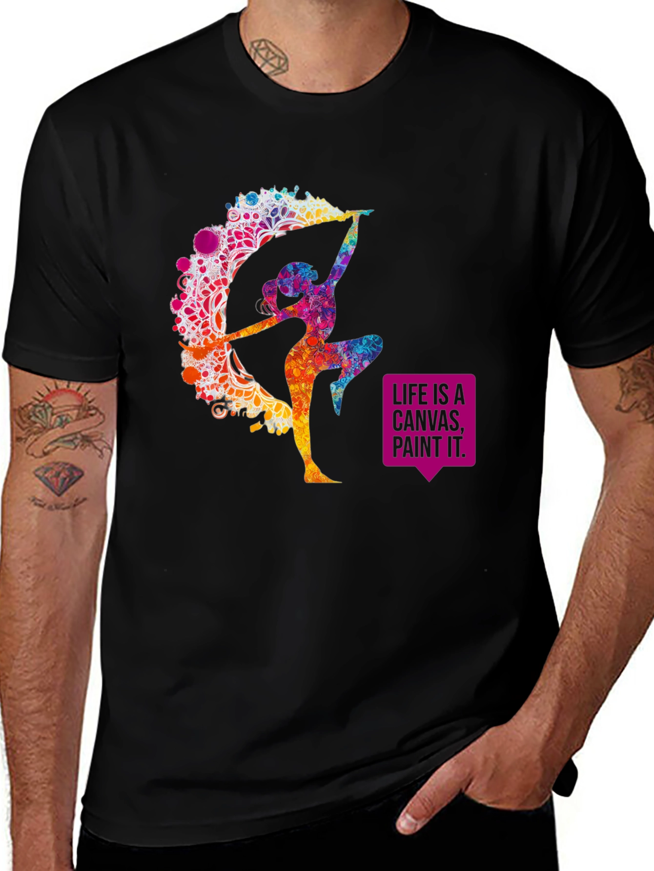 Life is a Canvas Graphic Tee