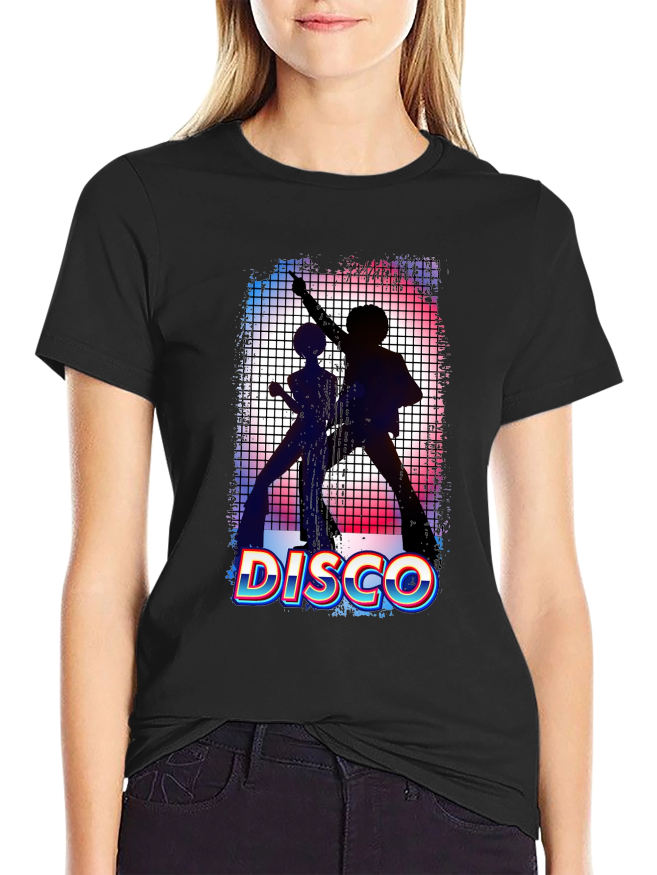 Retro Disco T-Shirt - 70s Dance Style