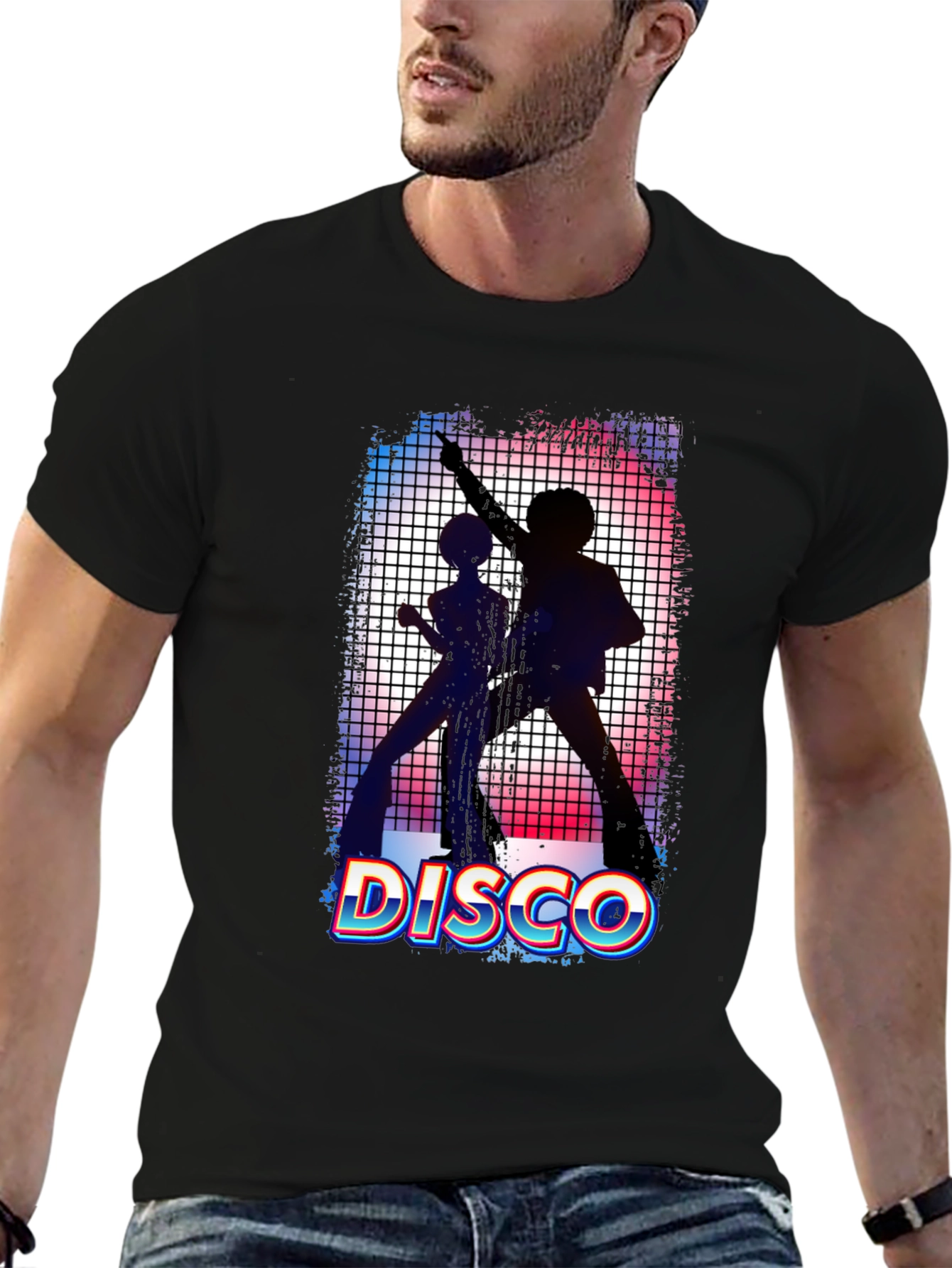 Retro Disco T-Shirt - 70s Dance Style