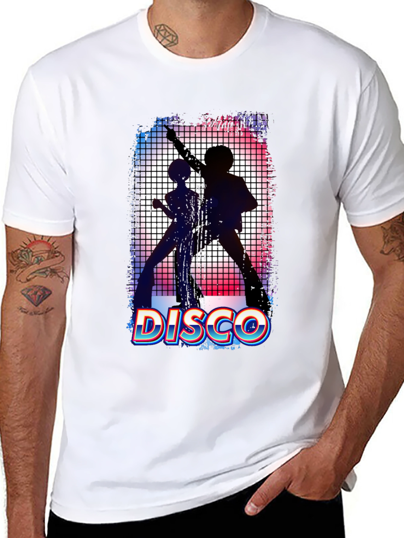 Retro Disco T-Shirt - 70s Dance Style