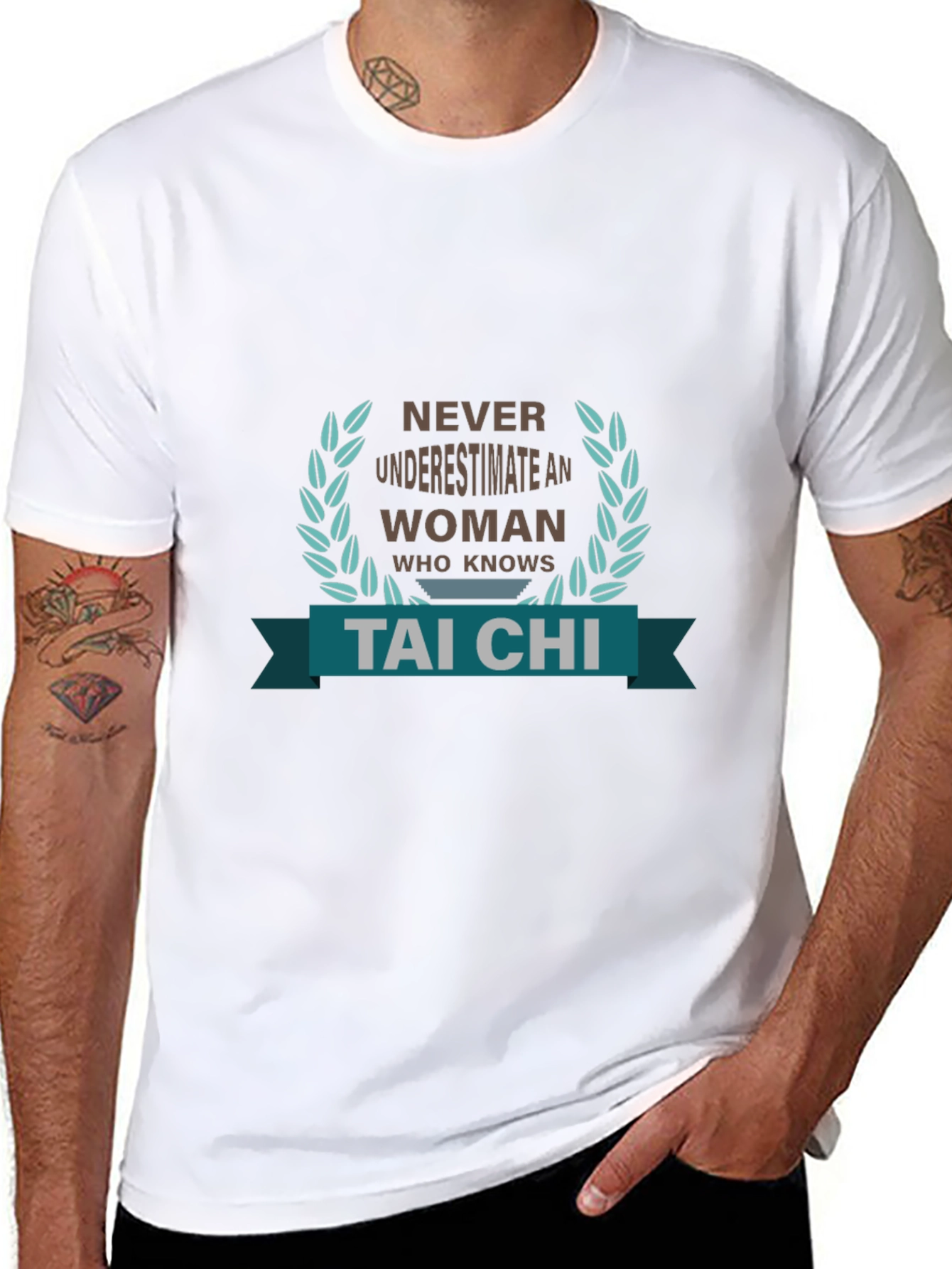 Tai Chi Womans Tee - Never Underestimate!