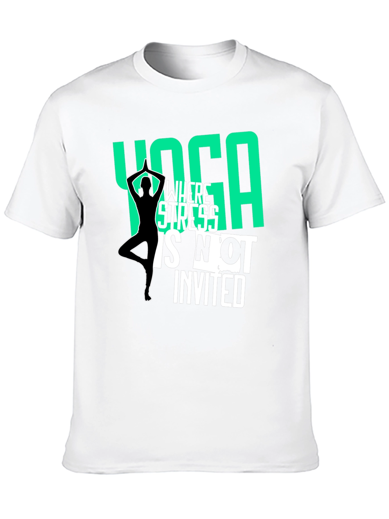 Yoga Graphic T-Shirt - Stress Free