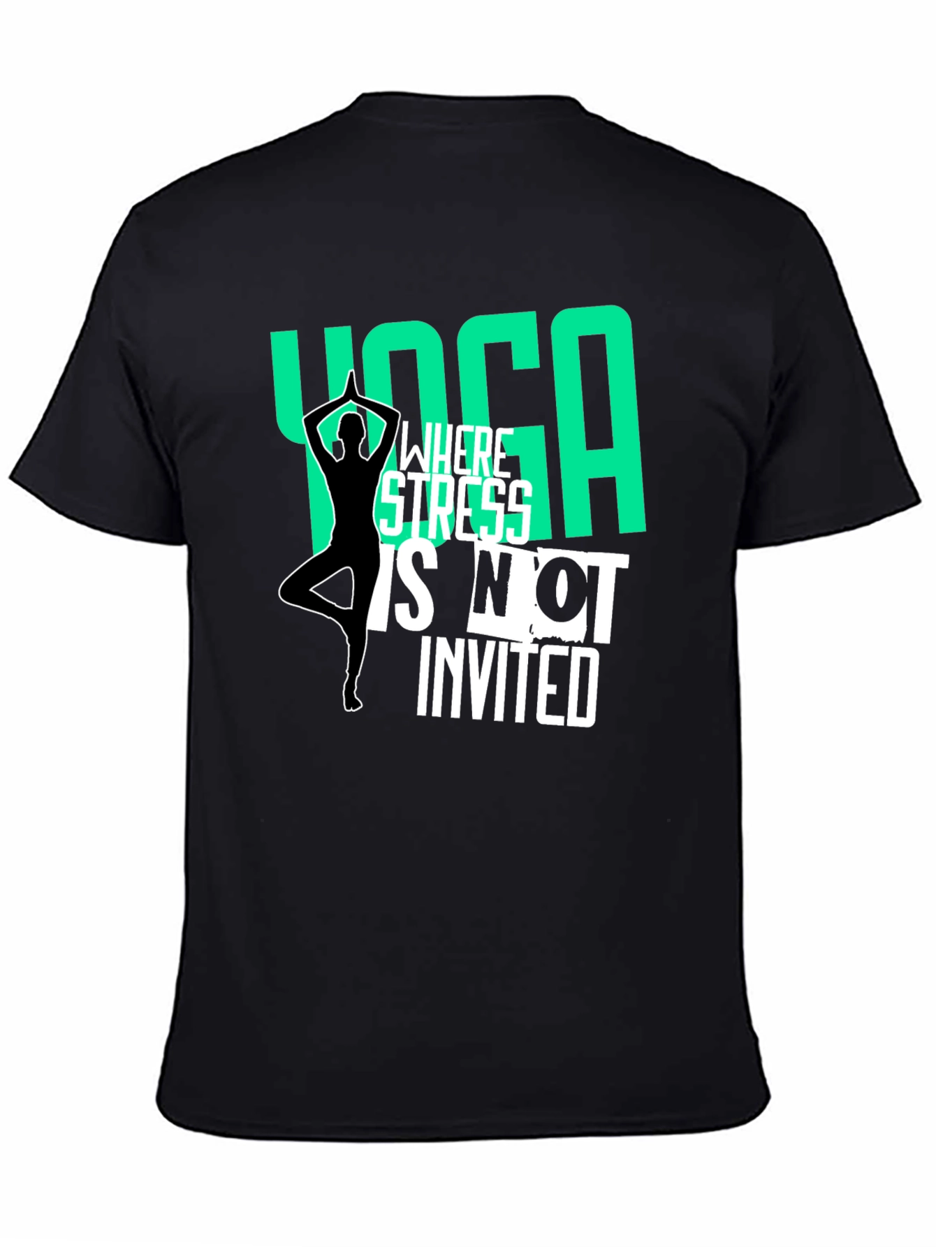 Yoga Graphic T-Shirt - Stress Free