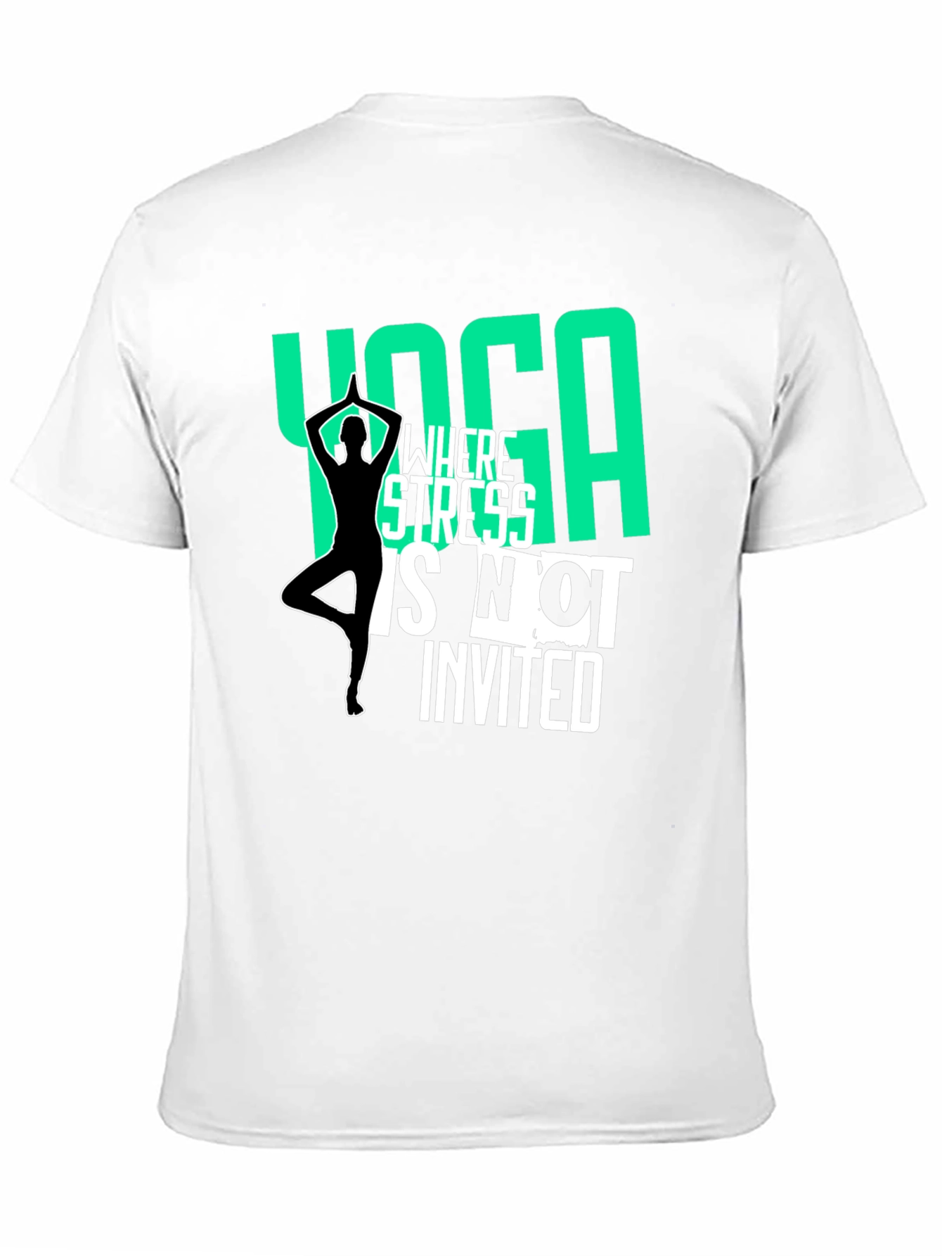 Yoga Graphic T-Shirt - Stress Free