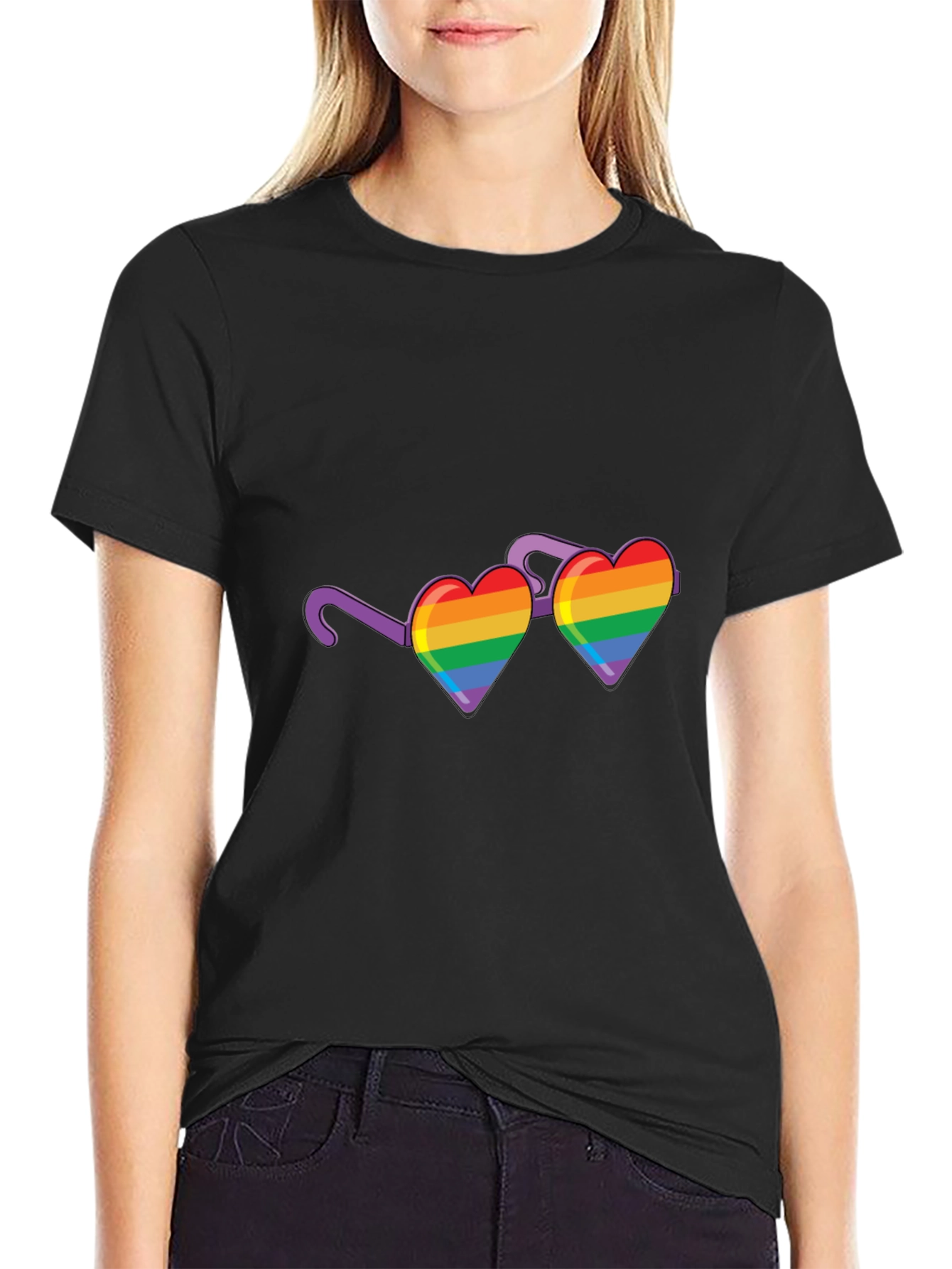 Heart Glasses Pride T-Shirt