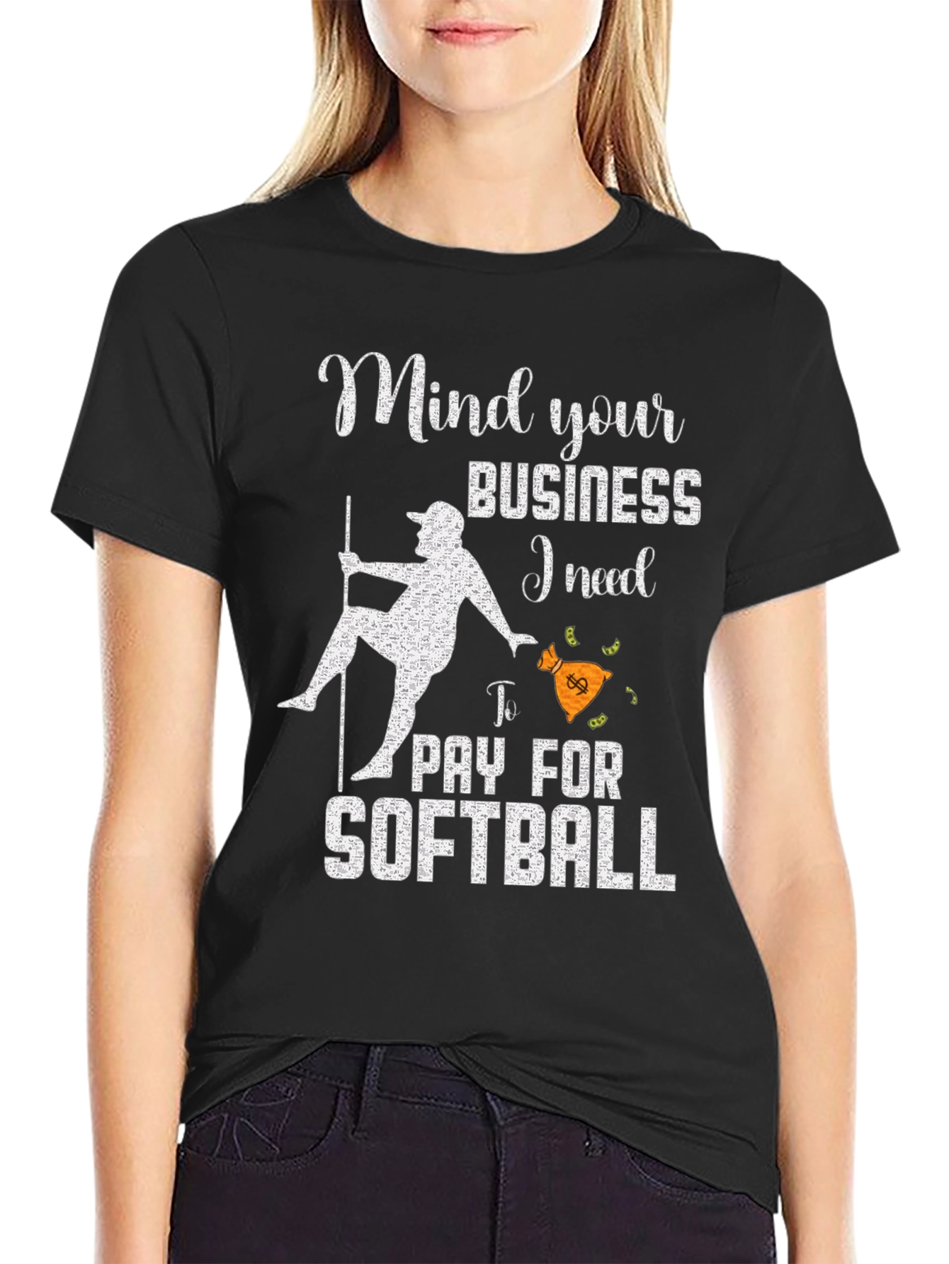 Mind Your Business Softball T-Shirt