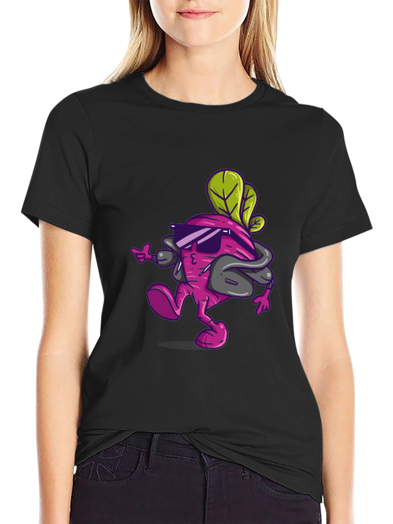 Cool Beet T-Shirt - Cartoon Graphic