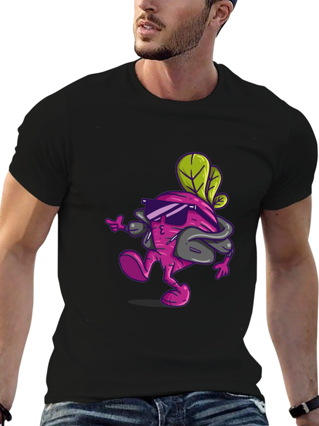 Cool Beet T-Shirt - Cartoon Graphic