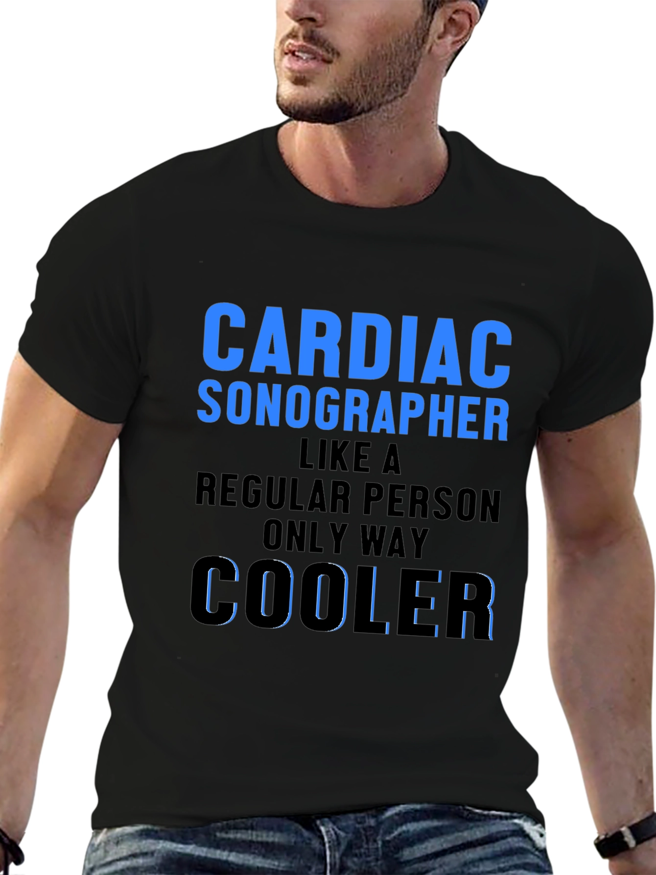Cardiac Sonographer Cooler T-Shirt