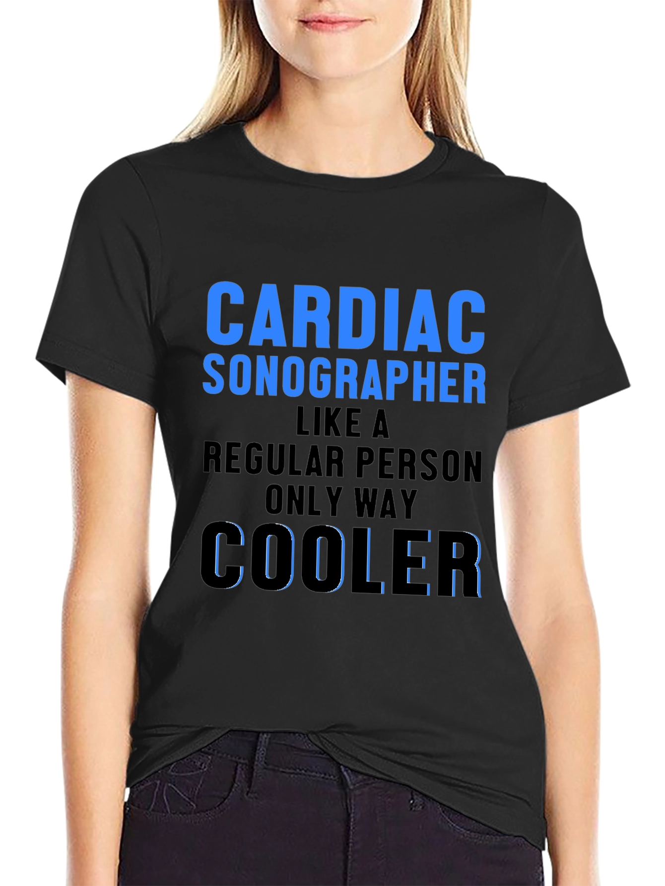 Cardiac Sonographer Cooler T-Shirt