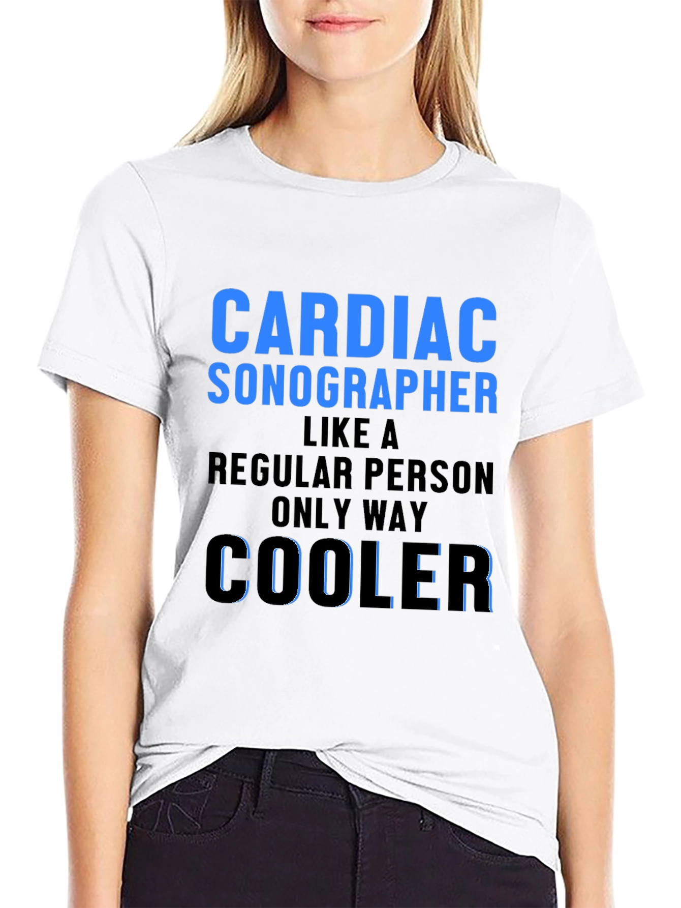 Cardiac Sonographer Cooler T-Shirt