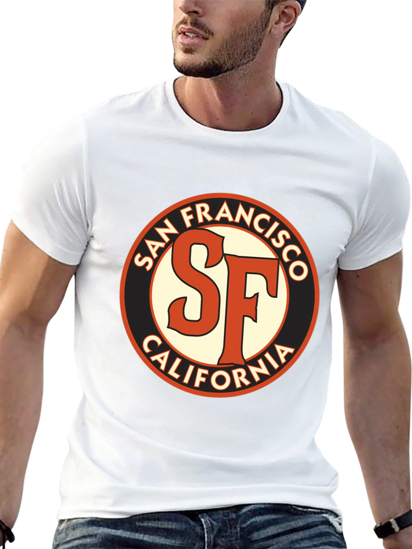 San Francisco California Graphic Tee - Retro Style