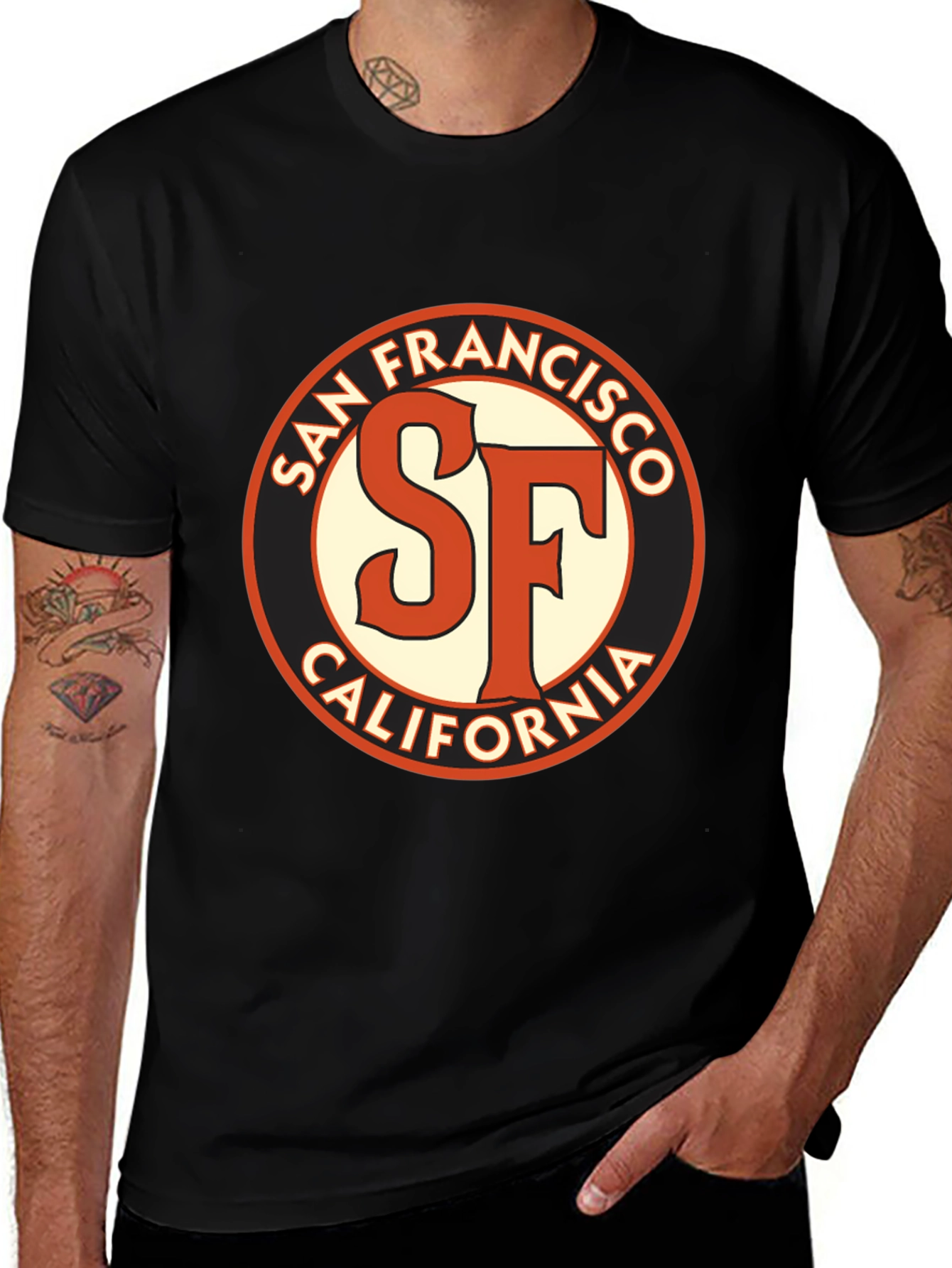 San Francisco California Graphic Tee - Retro Style