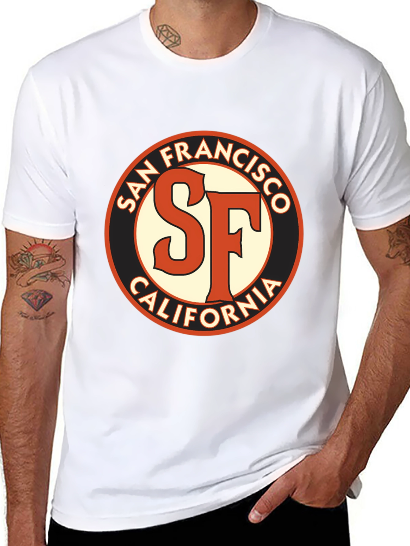 San Francisco California Graphic Tee - Retro Style