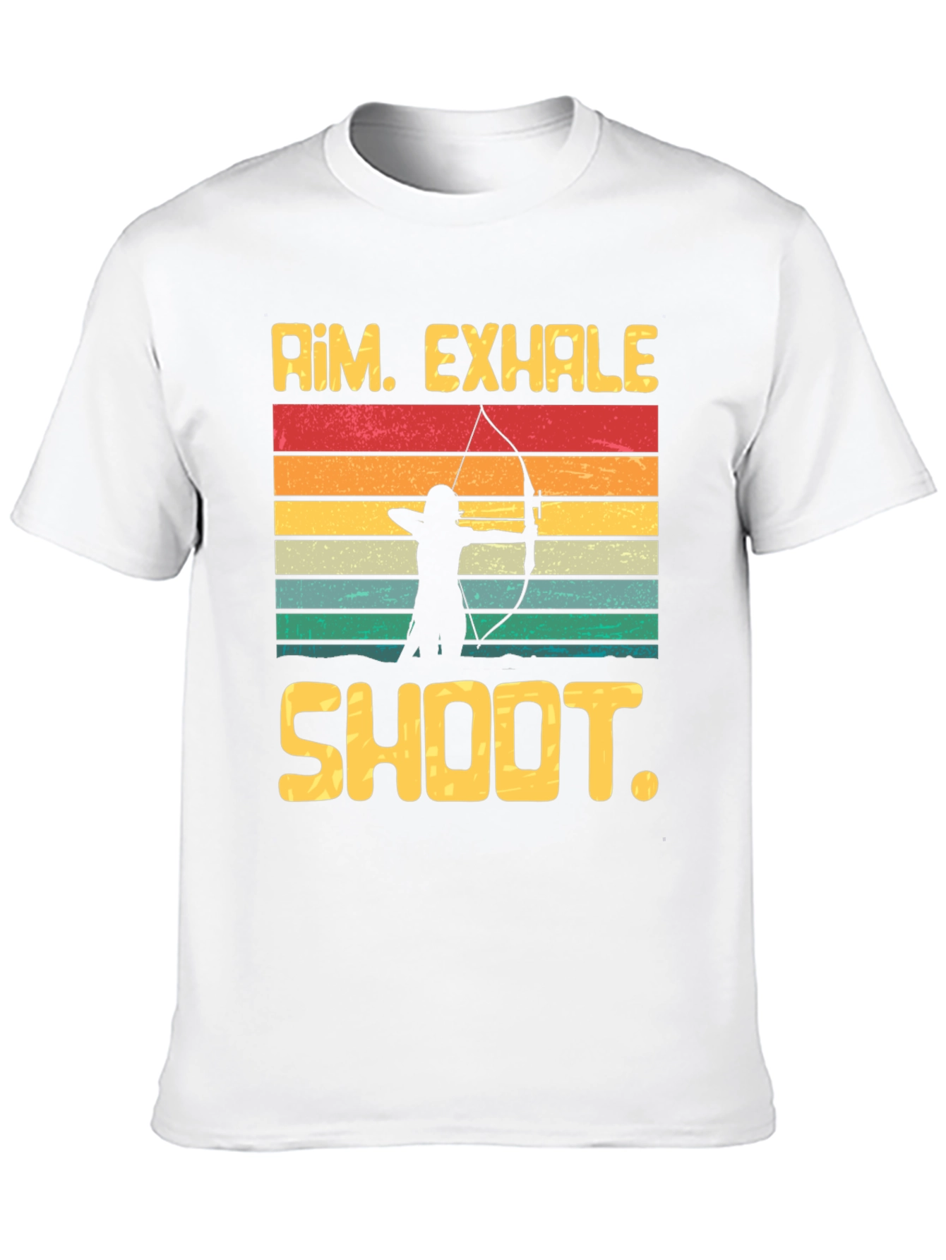 Archery Graphic Tee - Aim Exhale Shoot T-Shirt