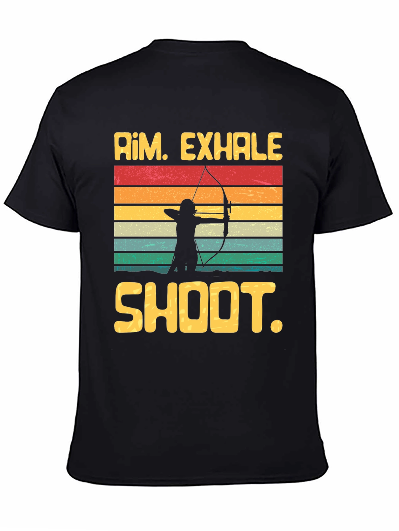 Archery Graphic Tee - Aim Exhale Shoot T-Shirt