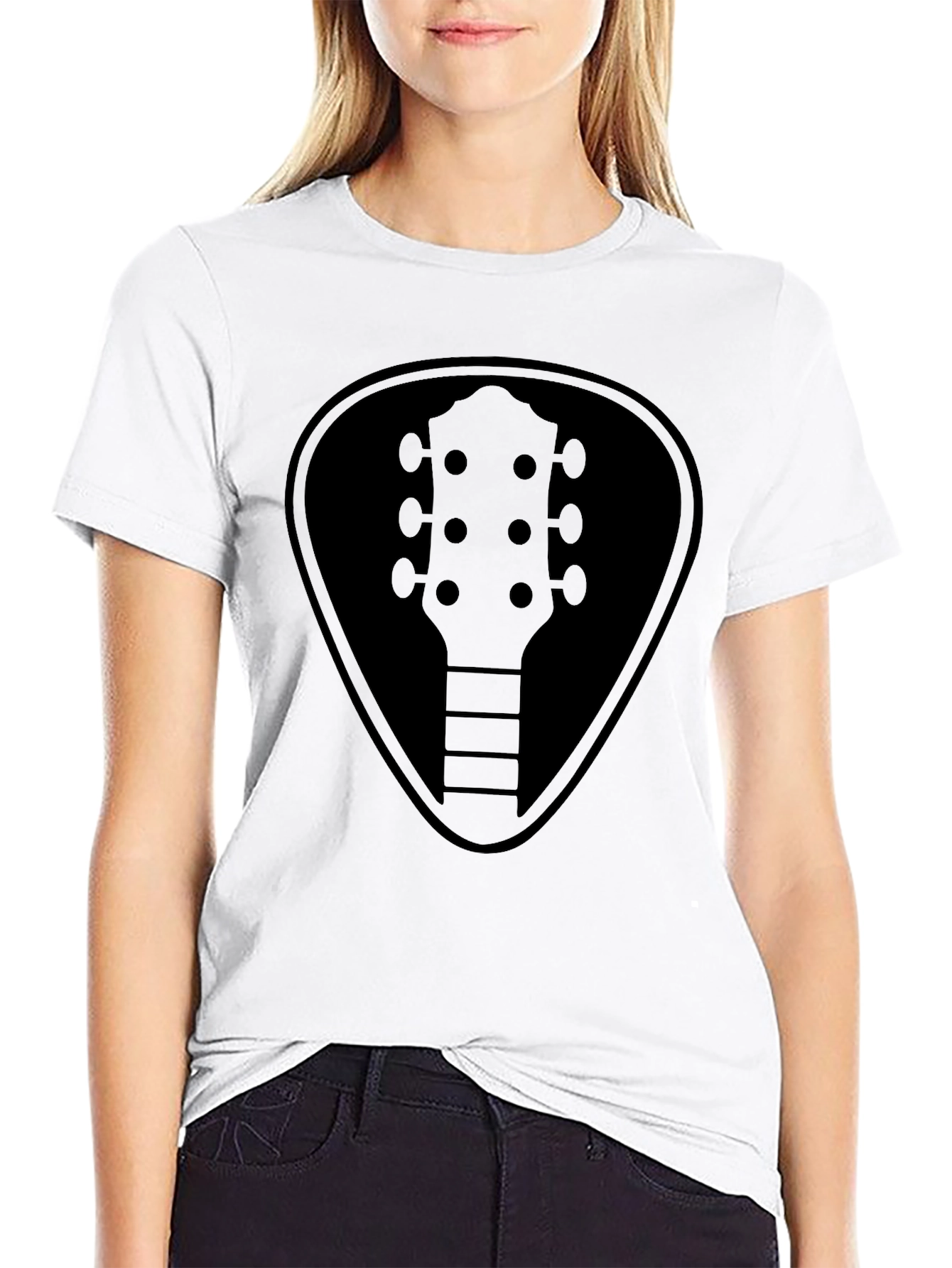 Guitar Pick T-Shirt - Musician Style