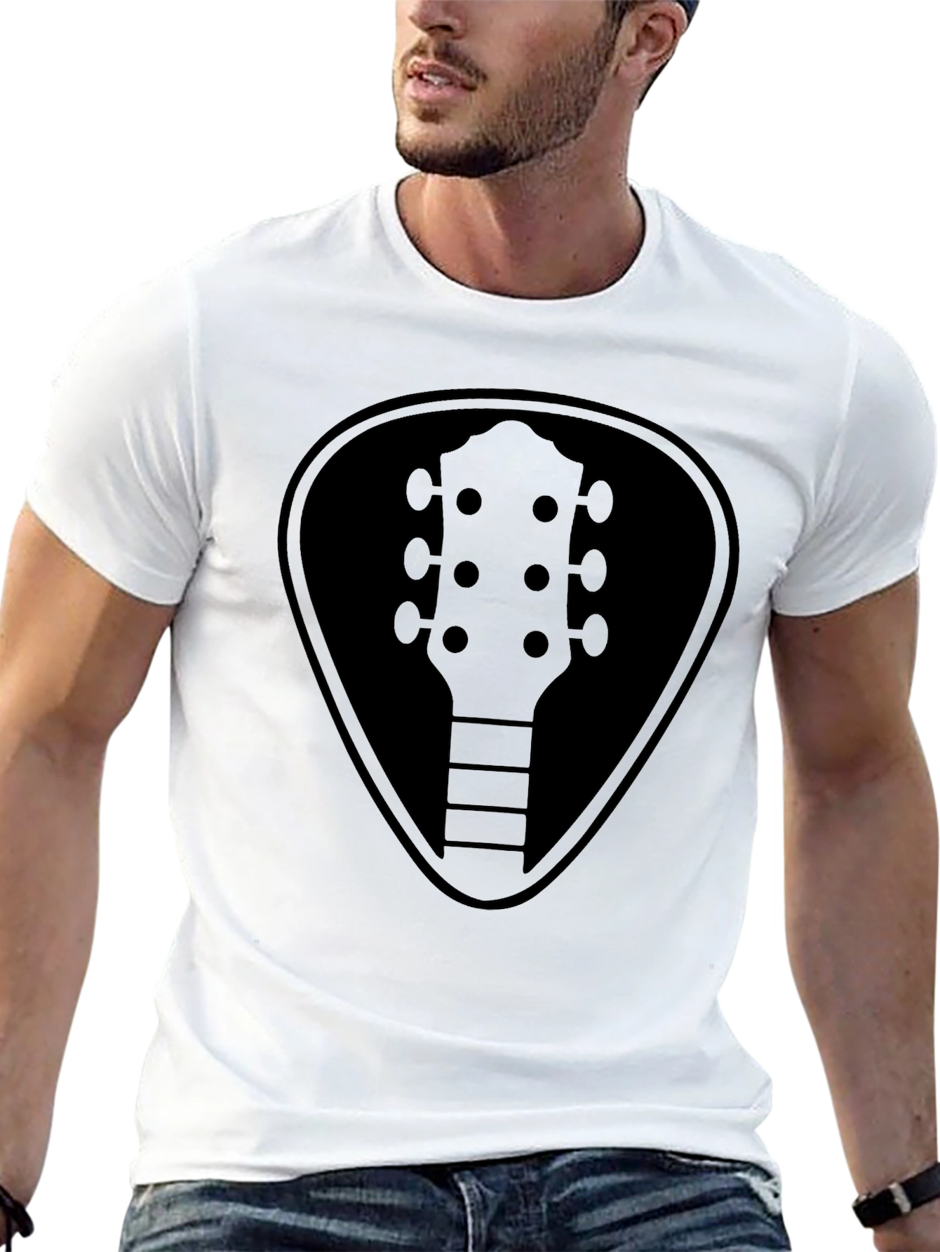 Guitar Pick T-Shirt - Musician Style