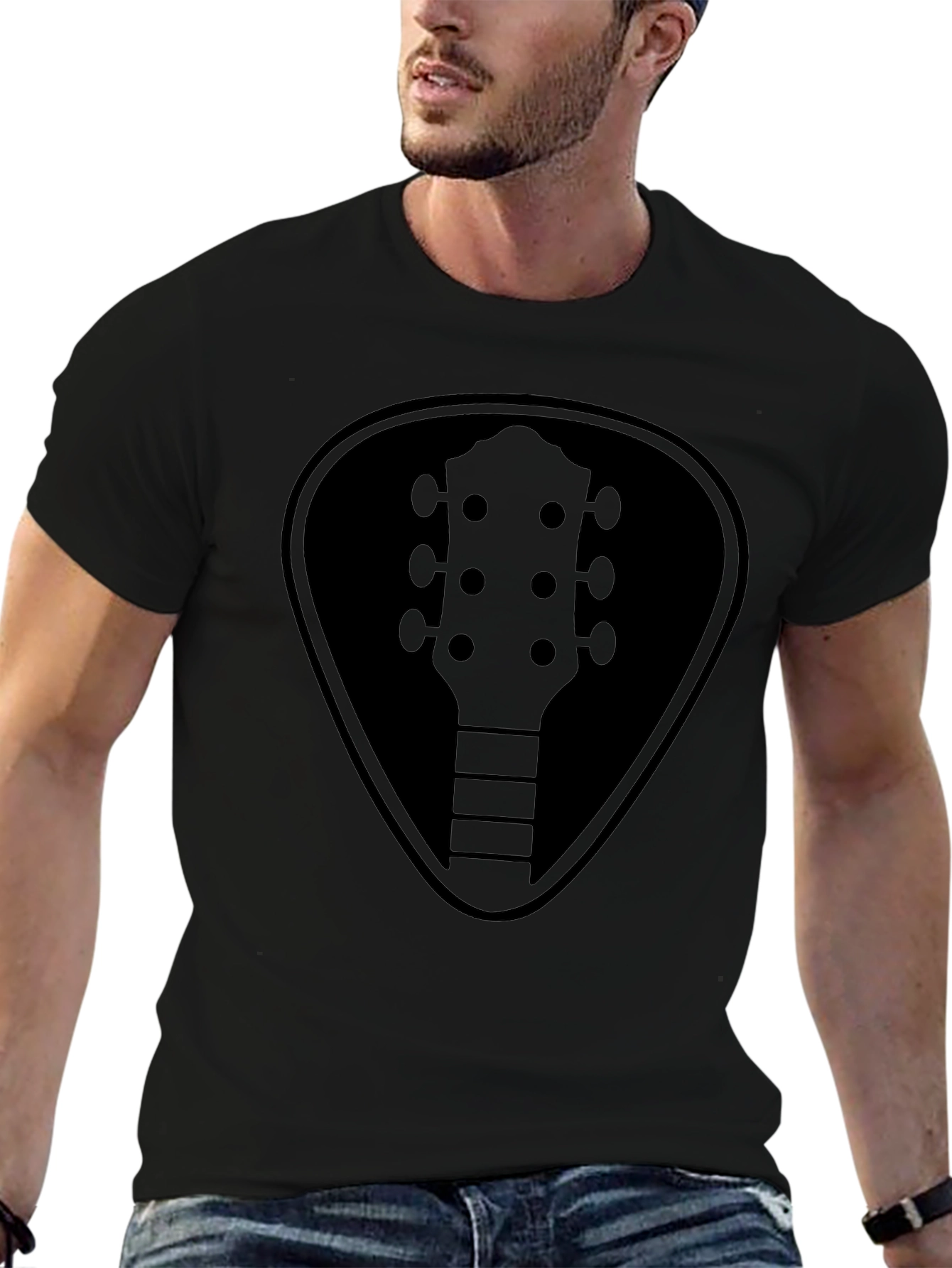 Guitar Pick T-Shirt - Musician Style