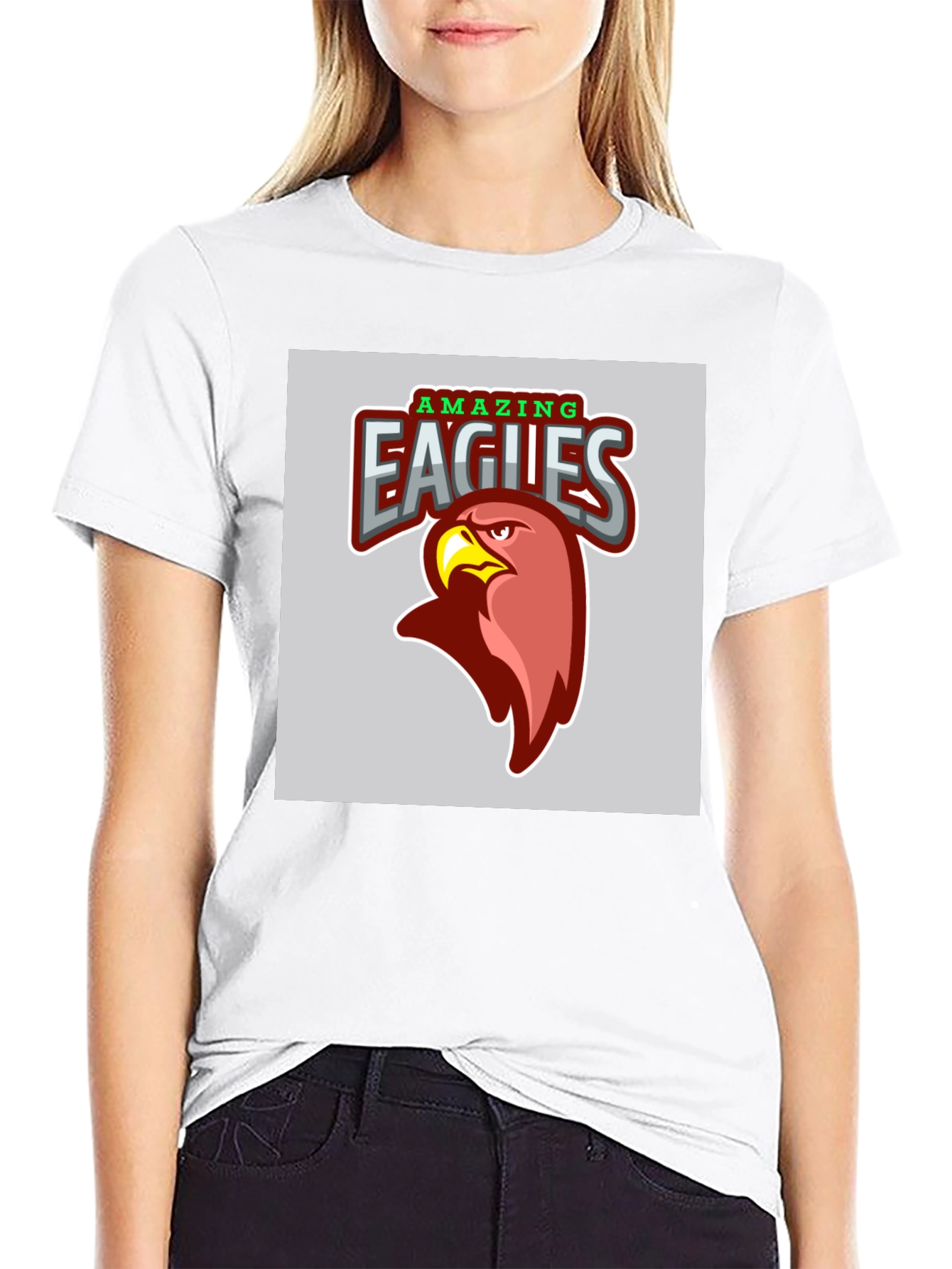 Amazing Eagles Graphic T-Shirt - Bold Design
