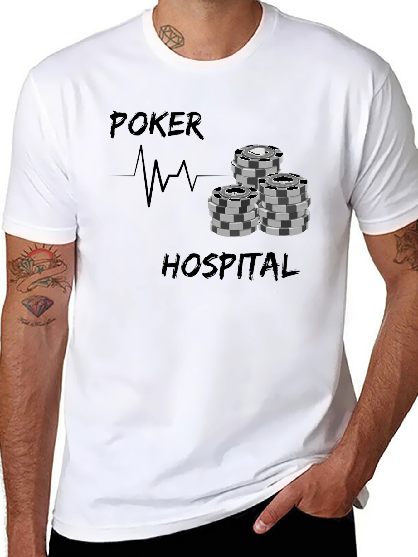 Poker Hospital Graphic Tee