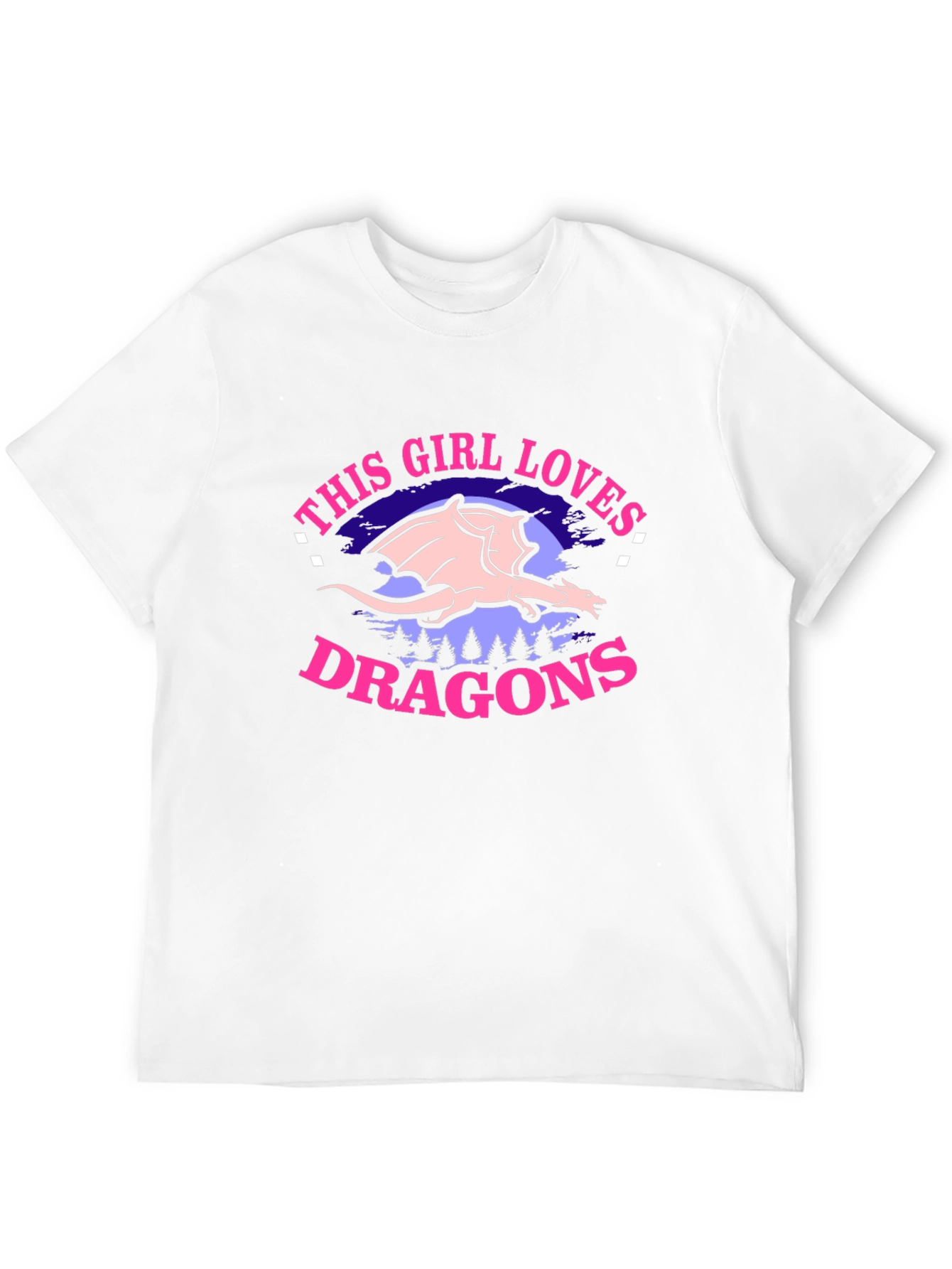 Girl Loves Dragons T-Shirt