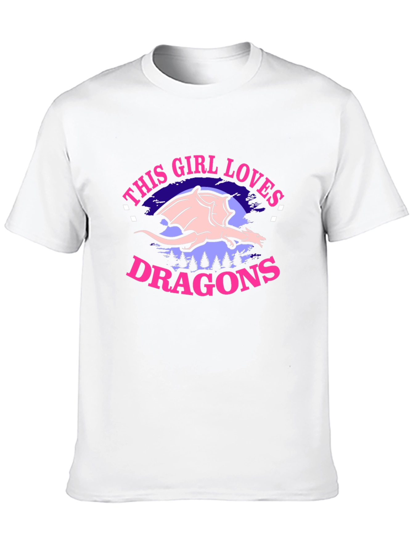 Girl Loves Dragons T-Shirt