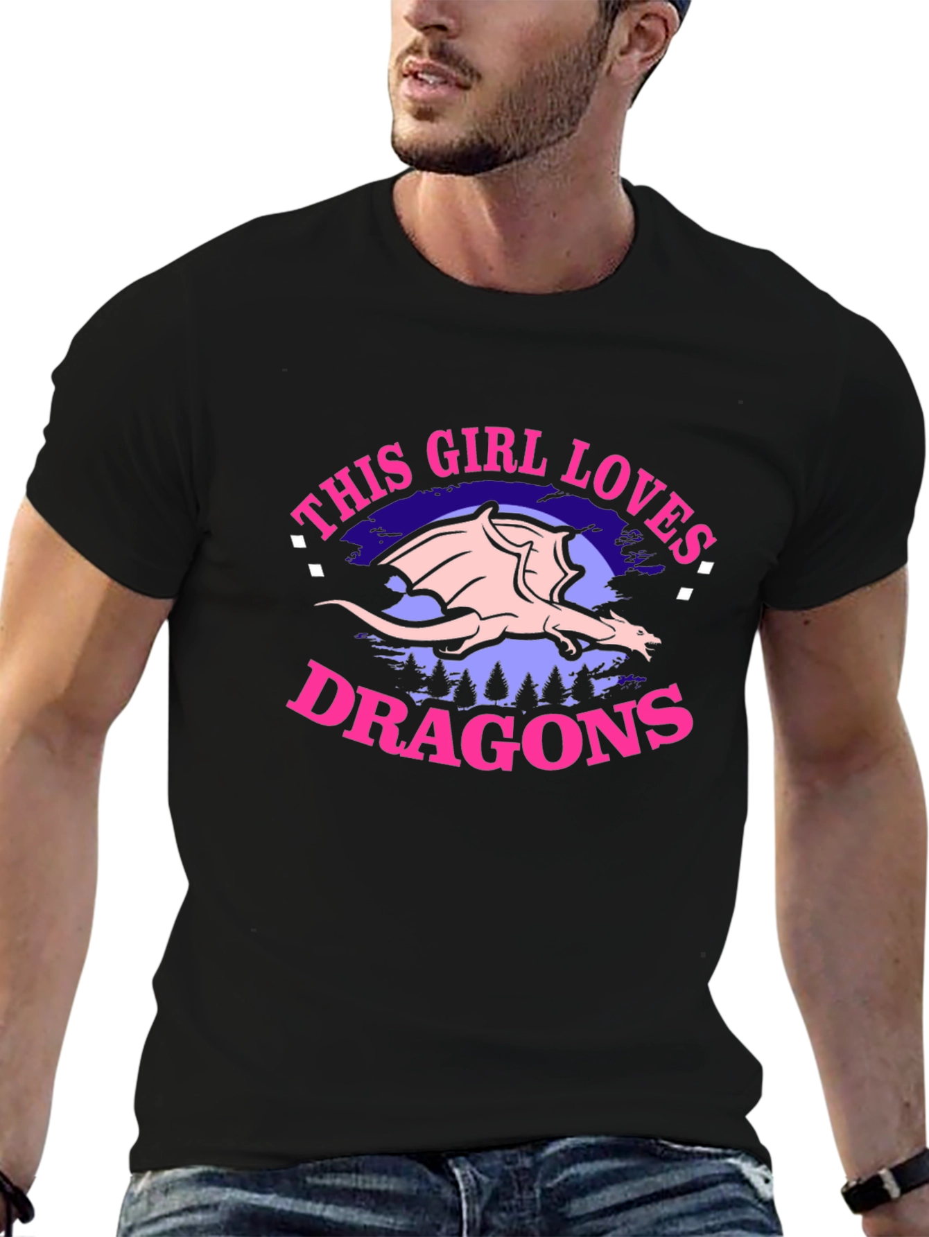 Girl Loves Dragons T-Shirt