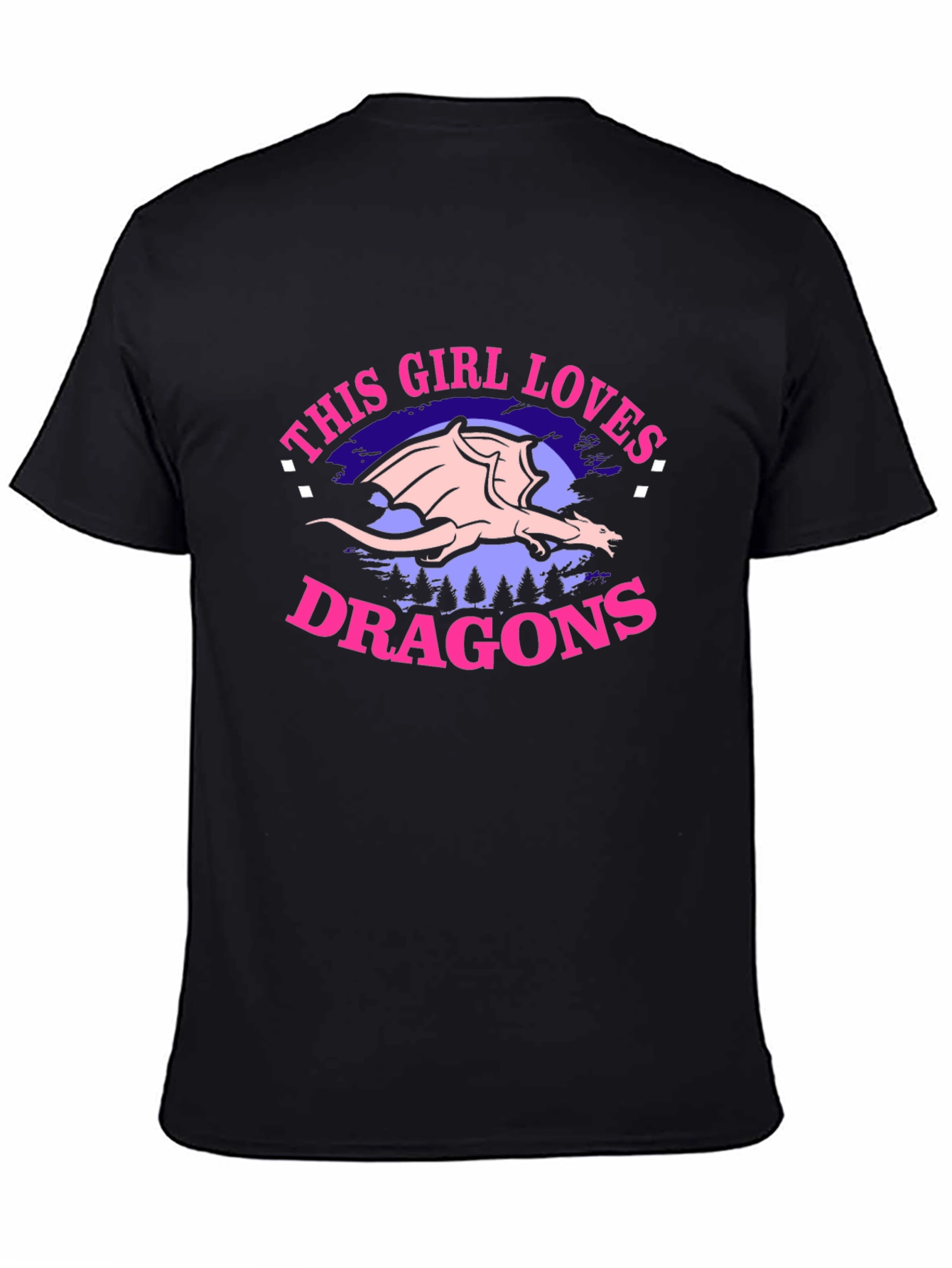 Girl Loves Dragons T-Shirt