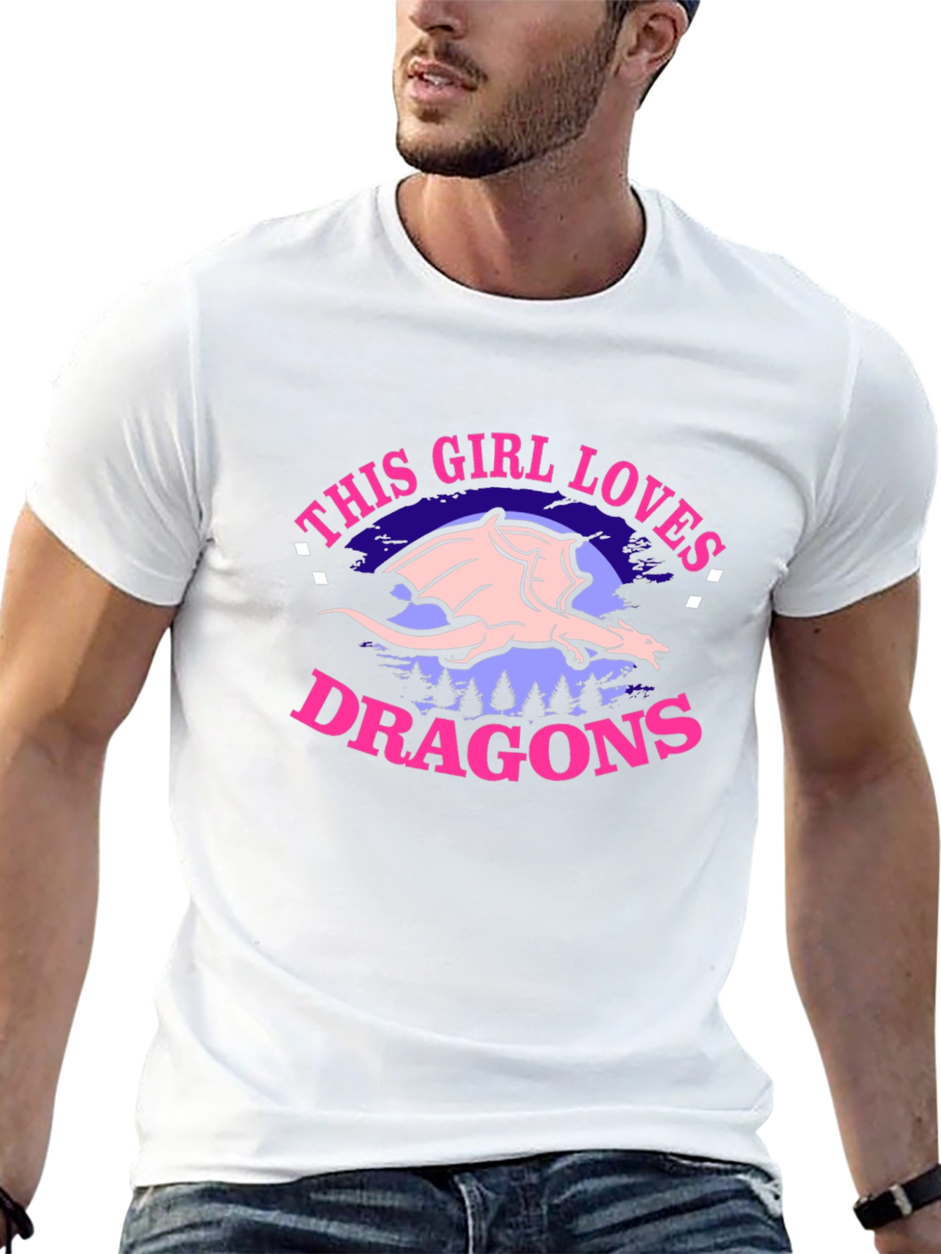 Girl Loves Dragons T-Shirt