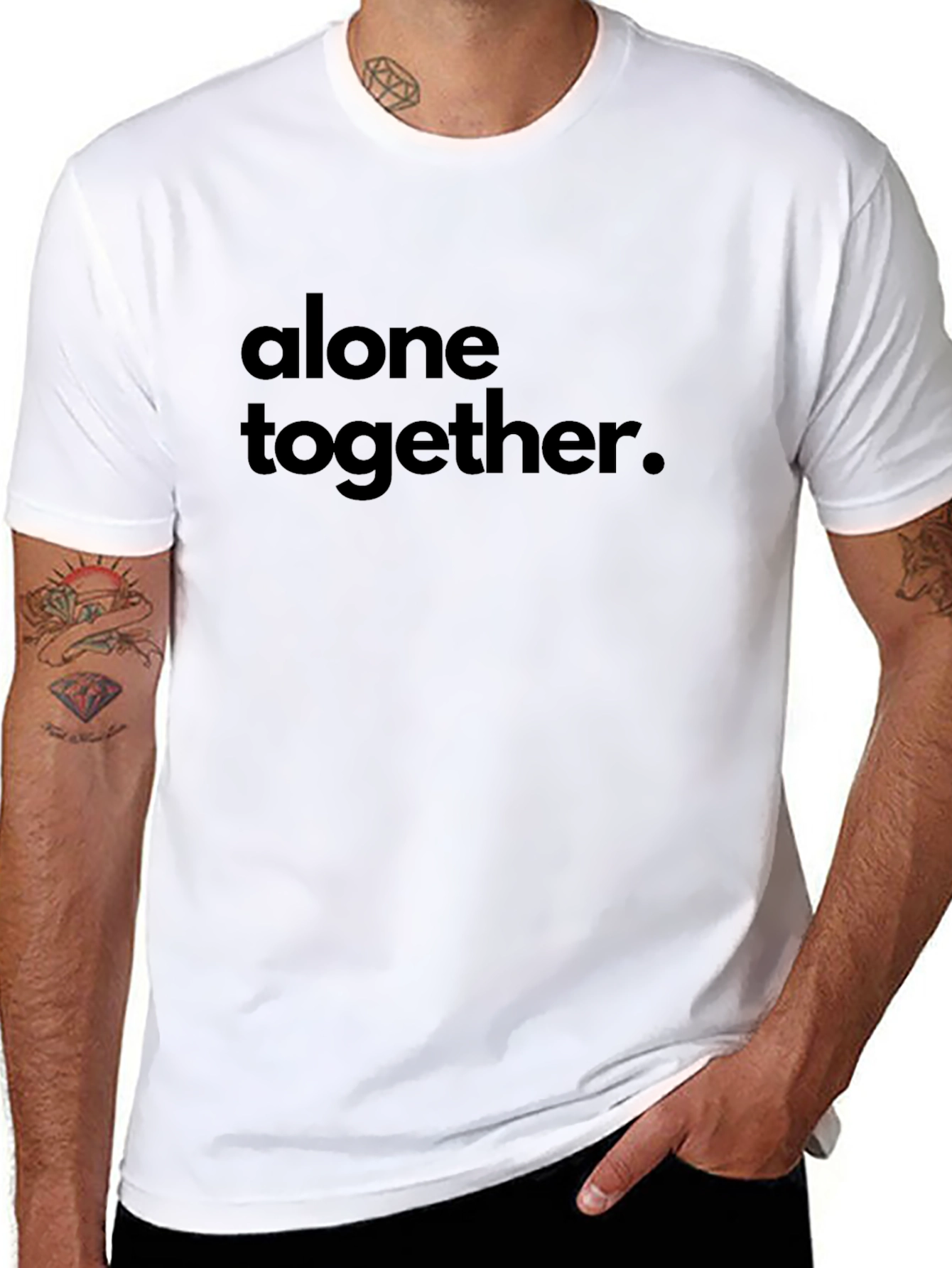 Alone Together Graphic Tee - Modern Comfort