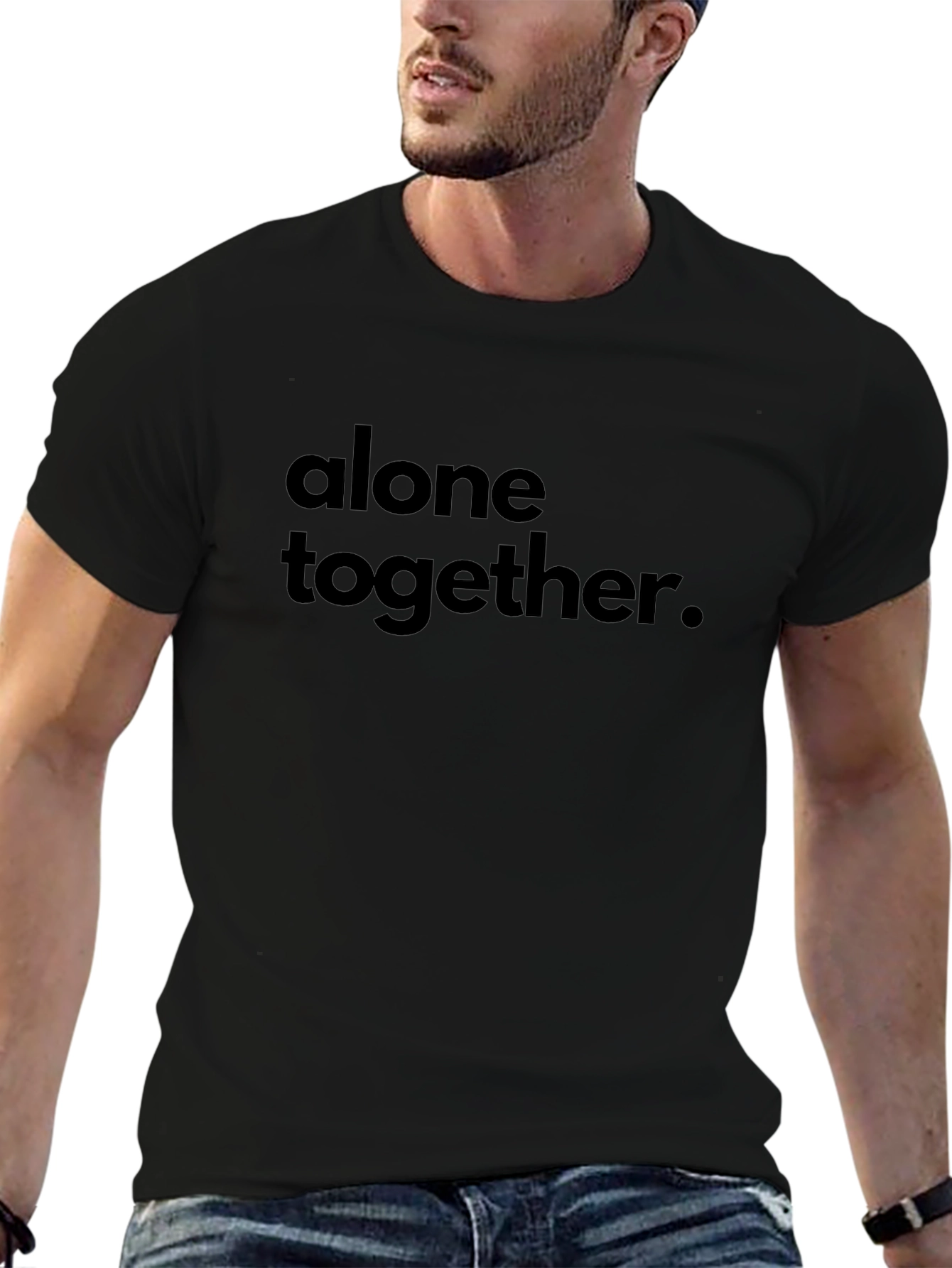 Alone Together Graphic Tee - Modern Comfort
