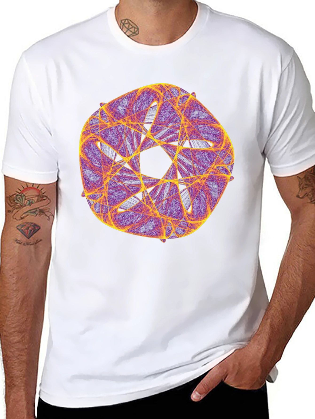 Abstract Geometric T-Shirt - Bold Graphic Design