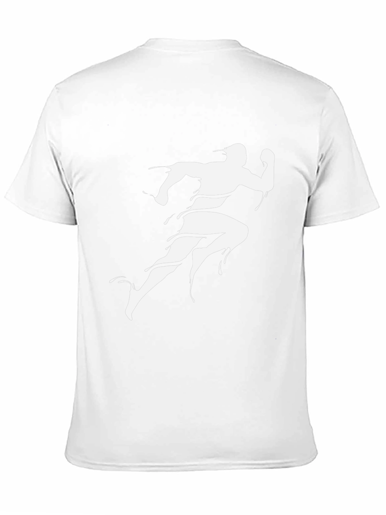 Mens Black Runner Graphic Tee