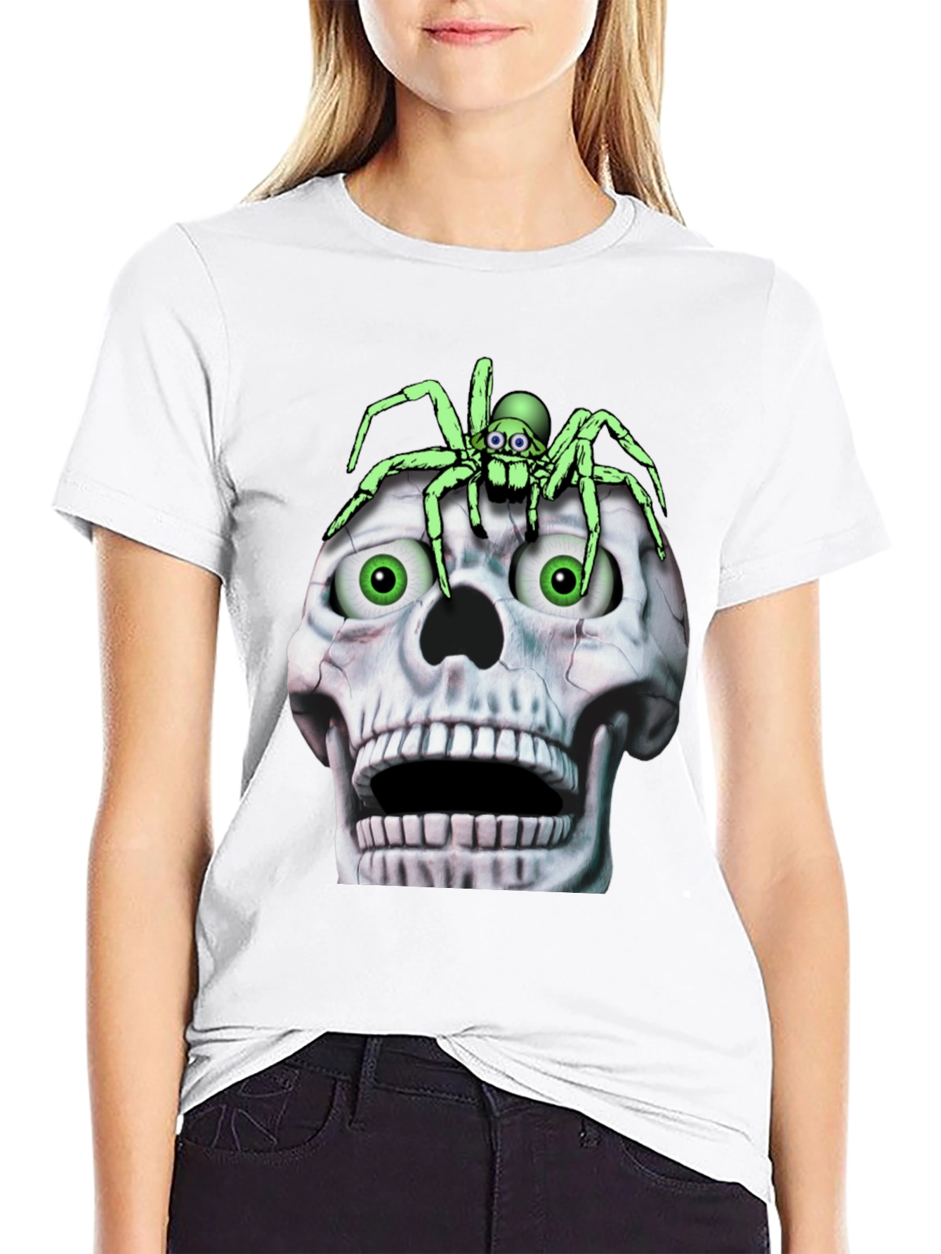 Skull & Spider Graphic Tee