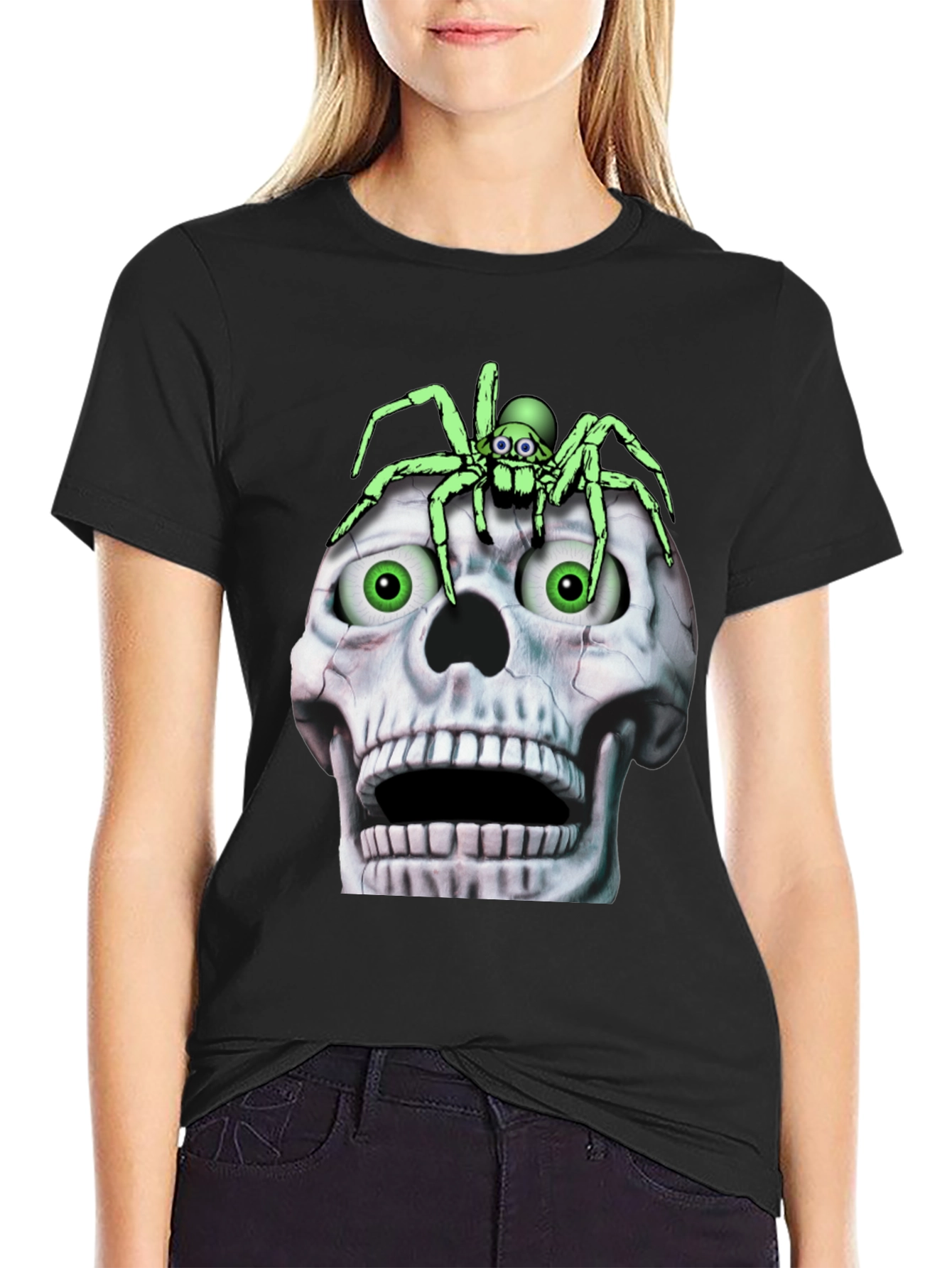 Skull & Spider Graphic Tee