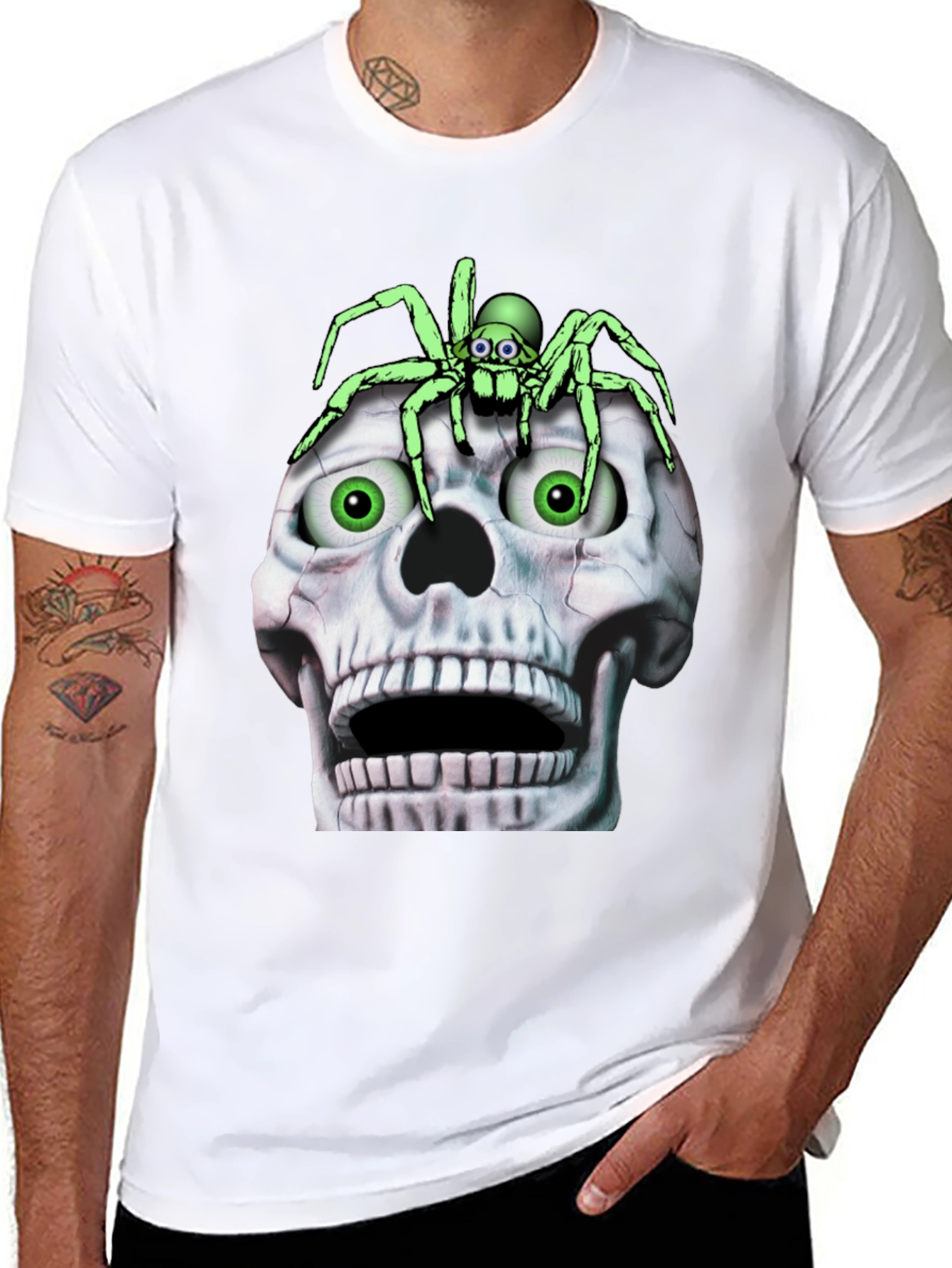 Skull & Spider Graphic Tee