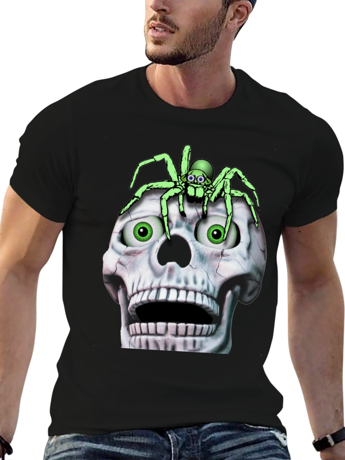 Skull & Spider Graphic Tee