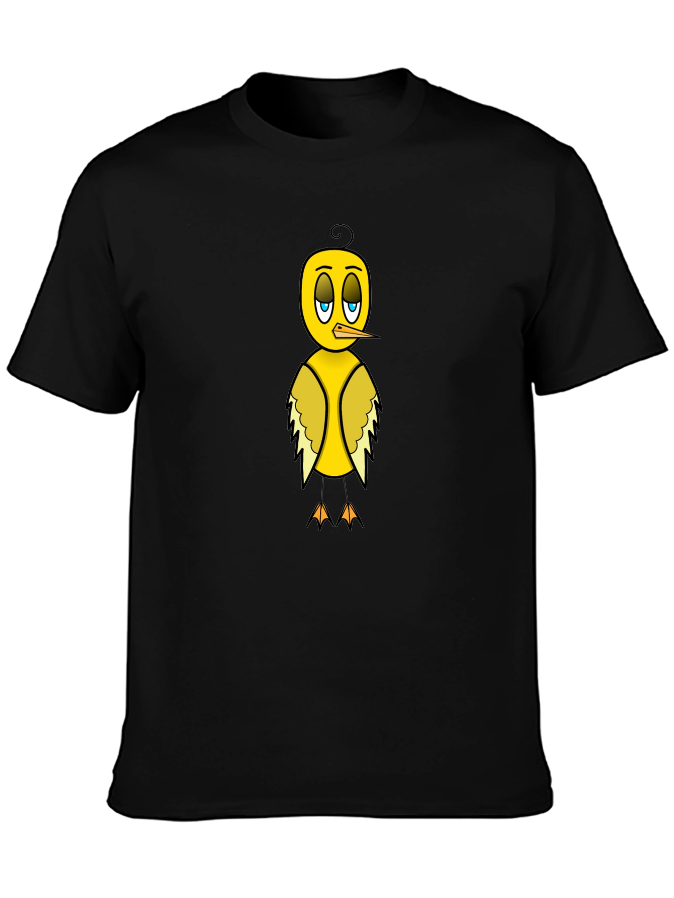Cartoon Bird Graphic Tee - Unique Design