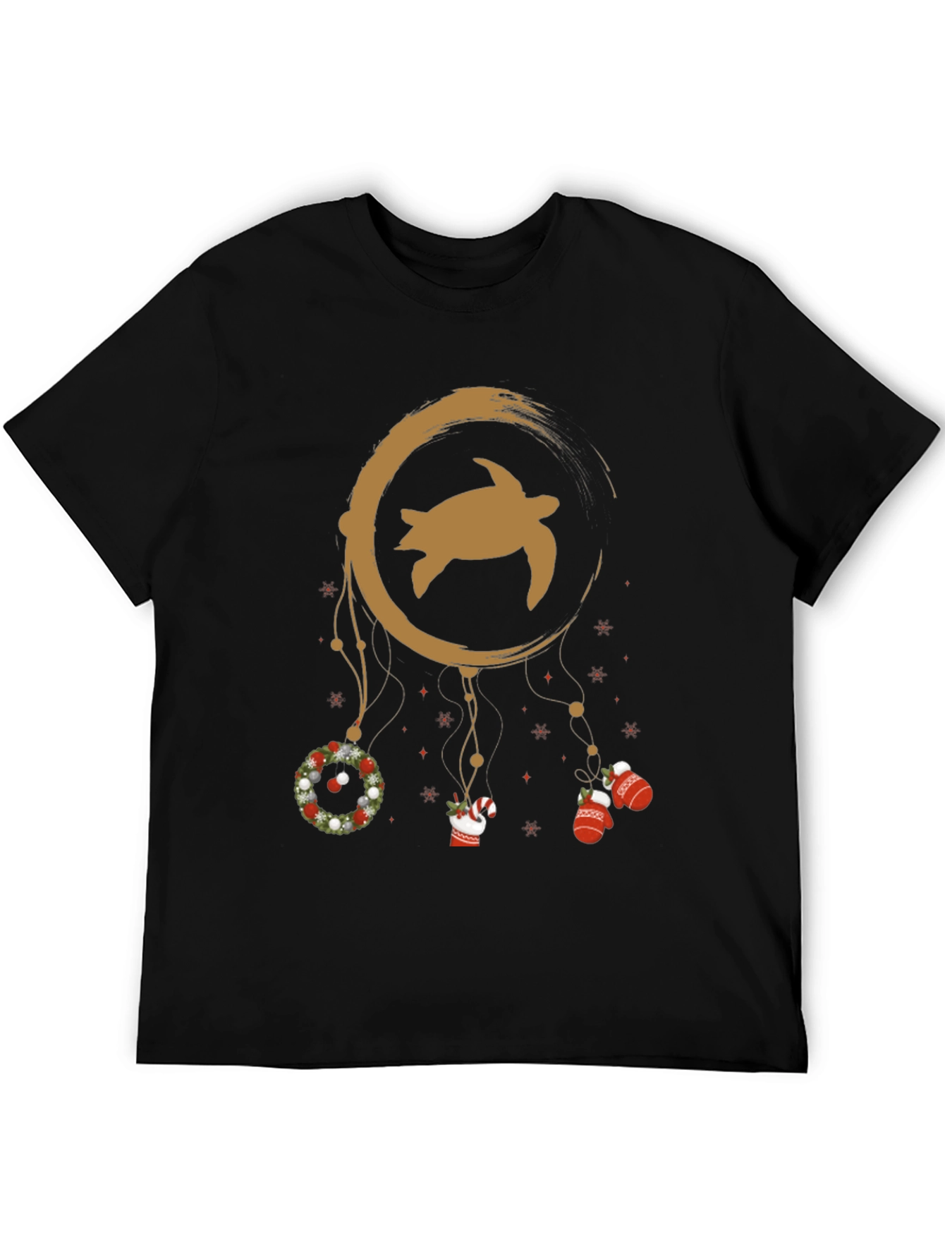 Festive Sea Turtle Christmas T-Shirt
