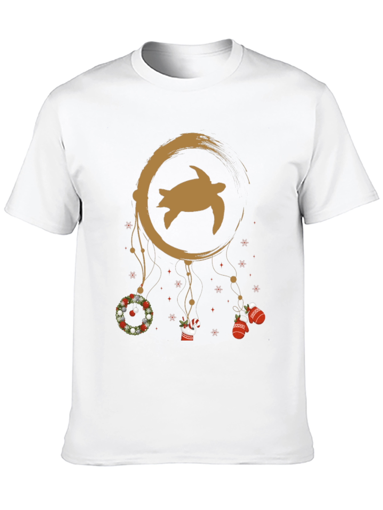 Festive Sea Turtle Christmas T-Shirt