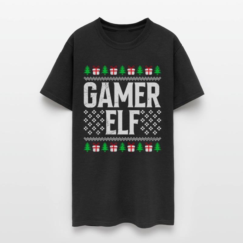 Gamer Elf Christmas Gamer Gaming Fan Gambling