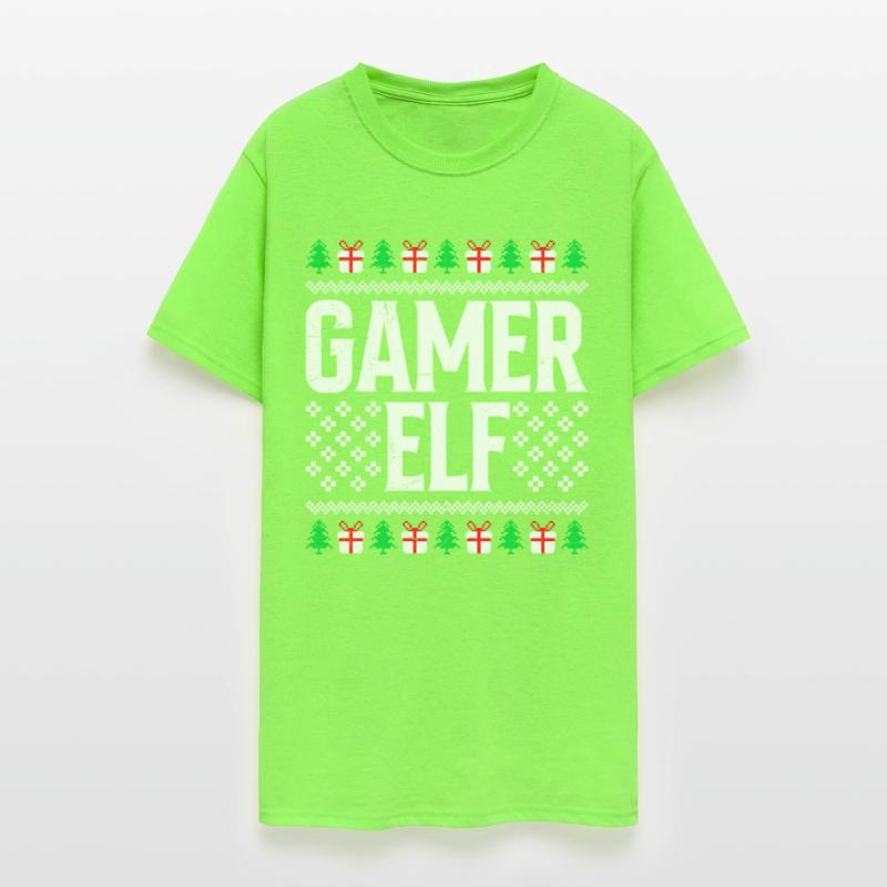 Gamer Elf Christmas Gamer Gaming Fan Gambling