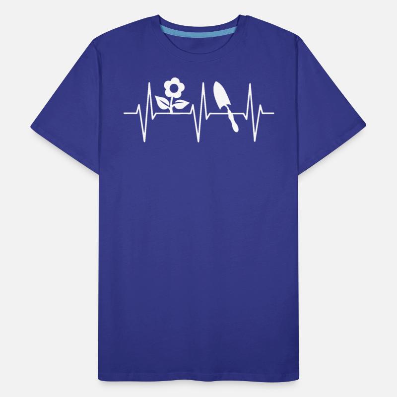 Garden Gardening Gardener EKG Line Gift