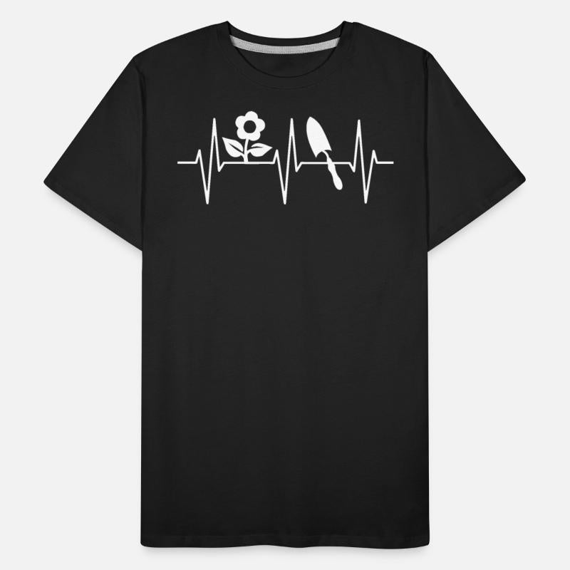 Garden Gardening Gardener EKG Line Gift